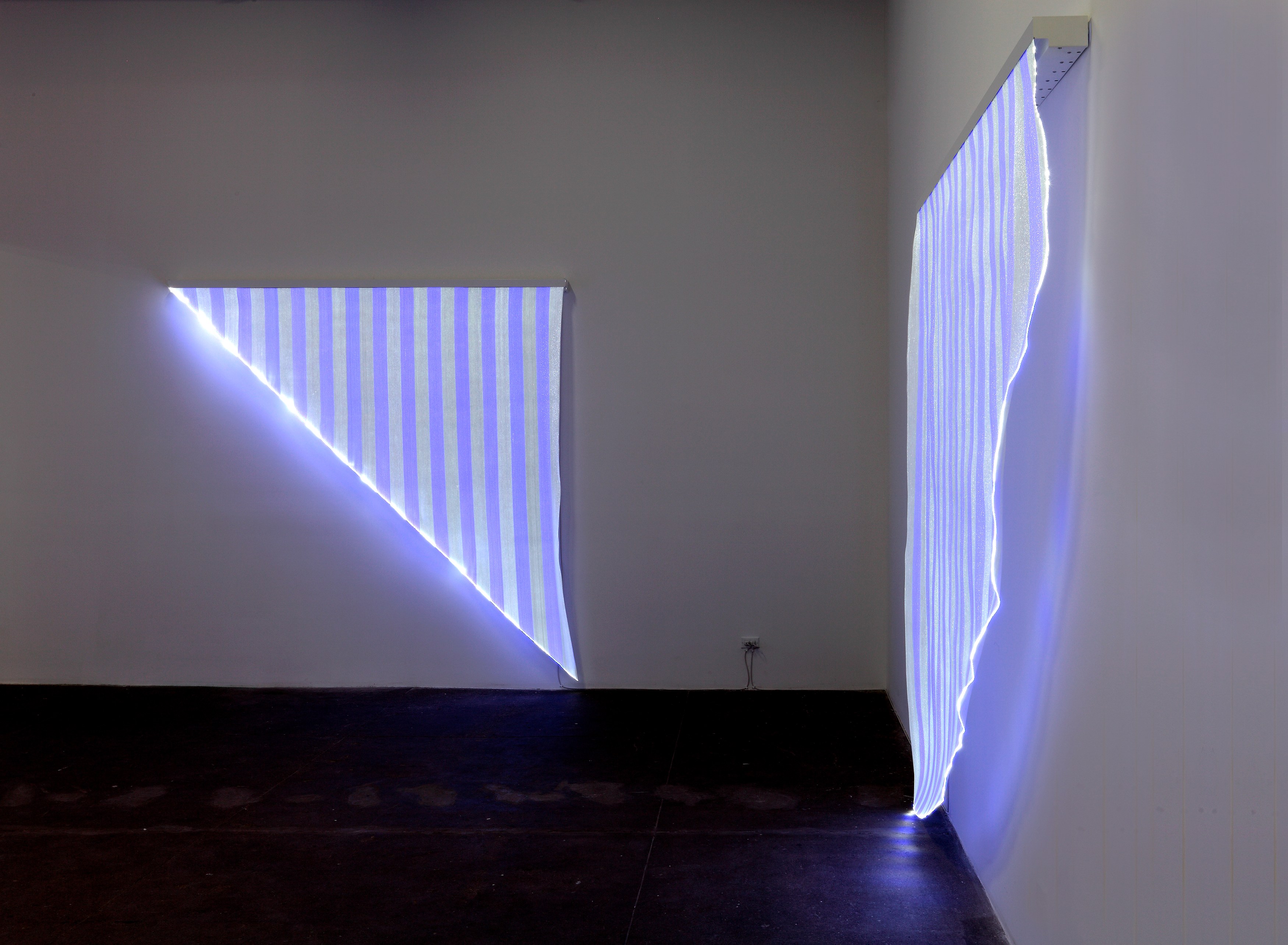 Daniel Buren, ELECTRICITY FABRIC PAINT PAPER VINYL...<br>Works in Situ & Situated Works from 1968 to 2013<br>(DEDICATED TO MICHAEL ASHER) at Petzel, photo 18