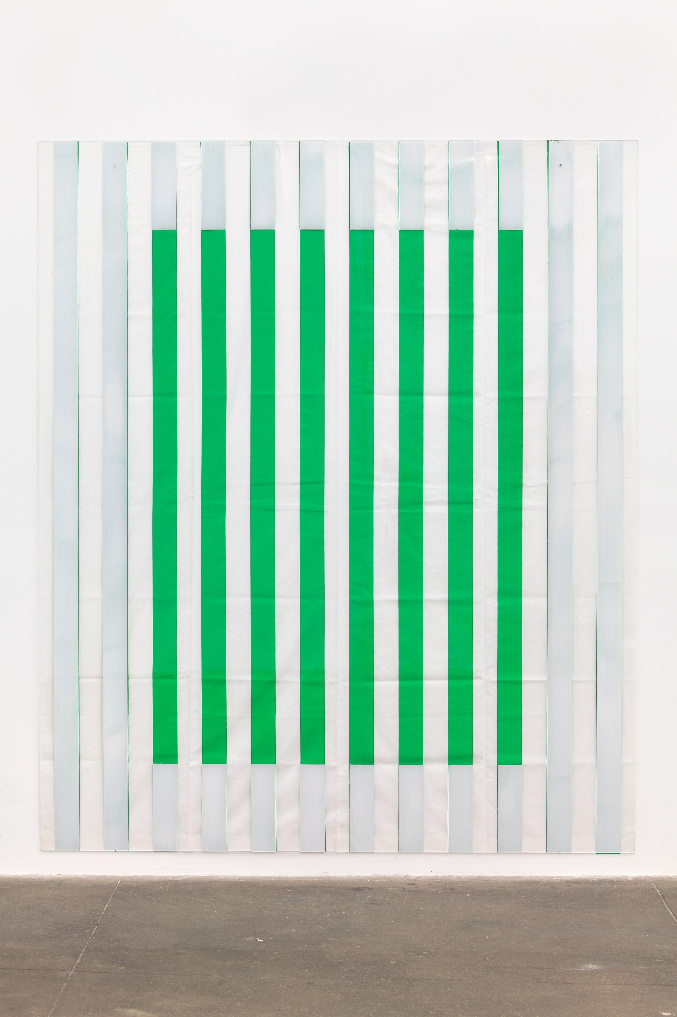 Daniel Buren, ELECTRICITY FABRIC PAINT PAPER VINYL...<br>Works in Situ & Situated Works from 1968 to 2013<br>(DEDICATED TO MICHAEL ASHER) at Petzel, photo 26
