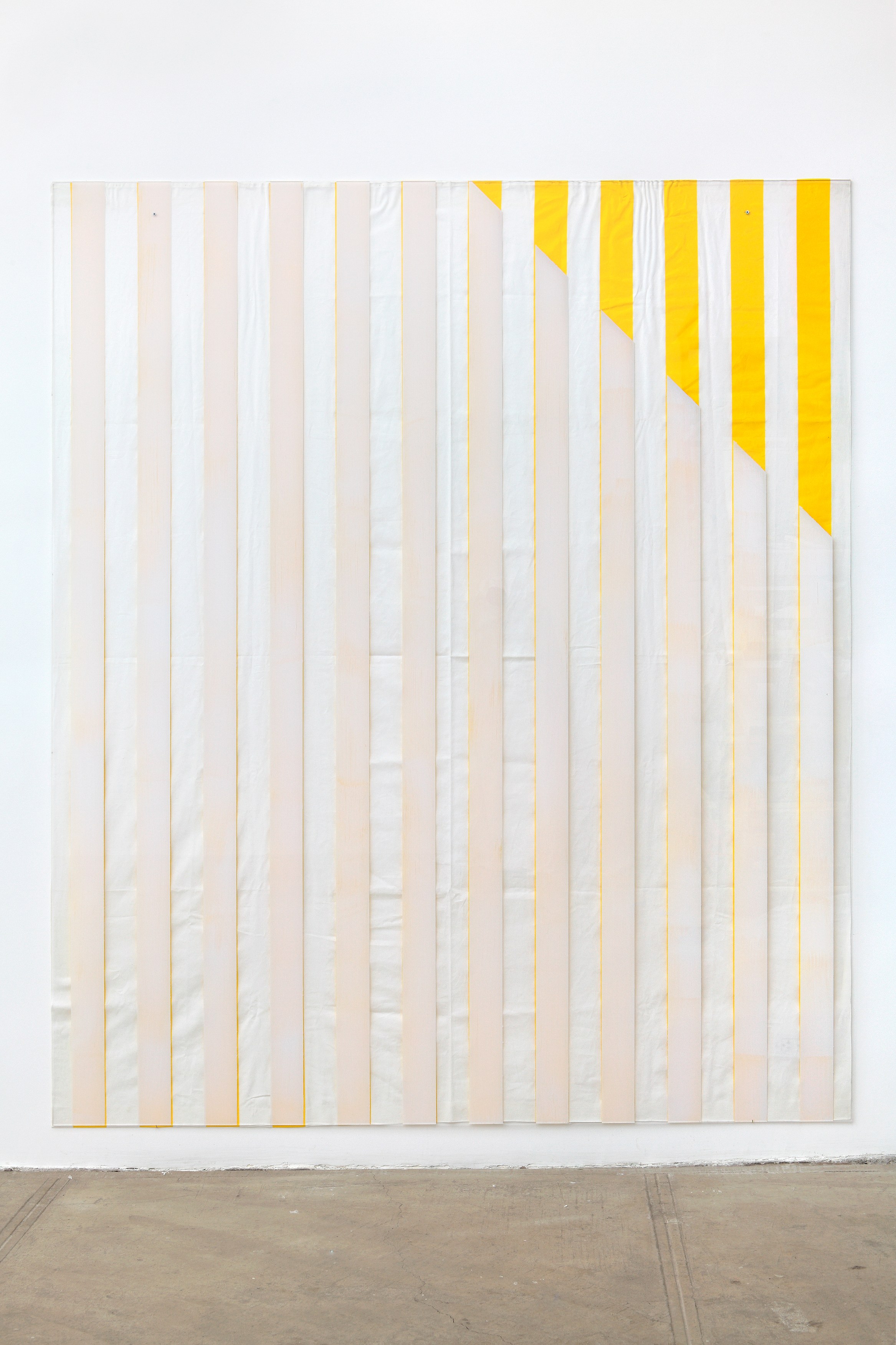 Daniel Buren, ELECTRICITY FABRIC PAINT PAPER VINYL...<br>Works in Situ & Situated Works from 1968 to 2013<br>(DEDICATED TO MICHAEL ASHER) at Petzel, photo 24