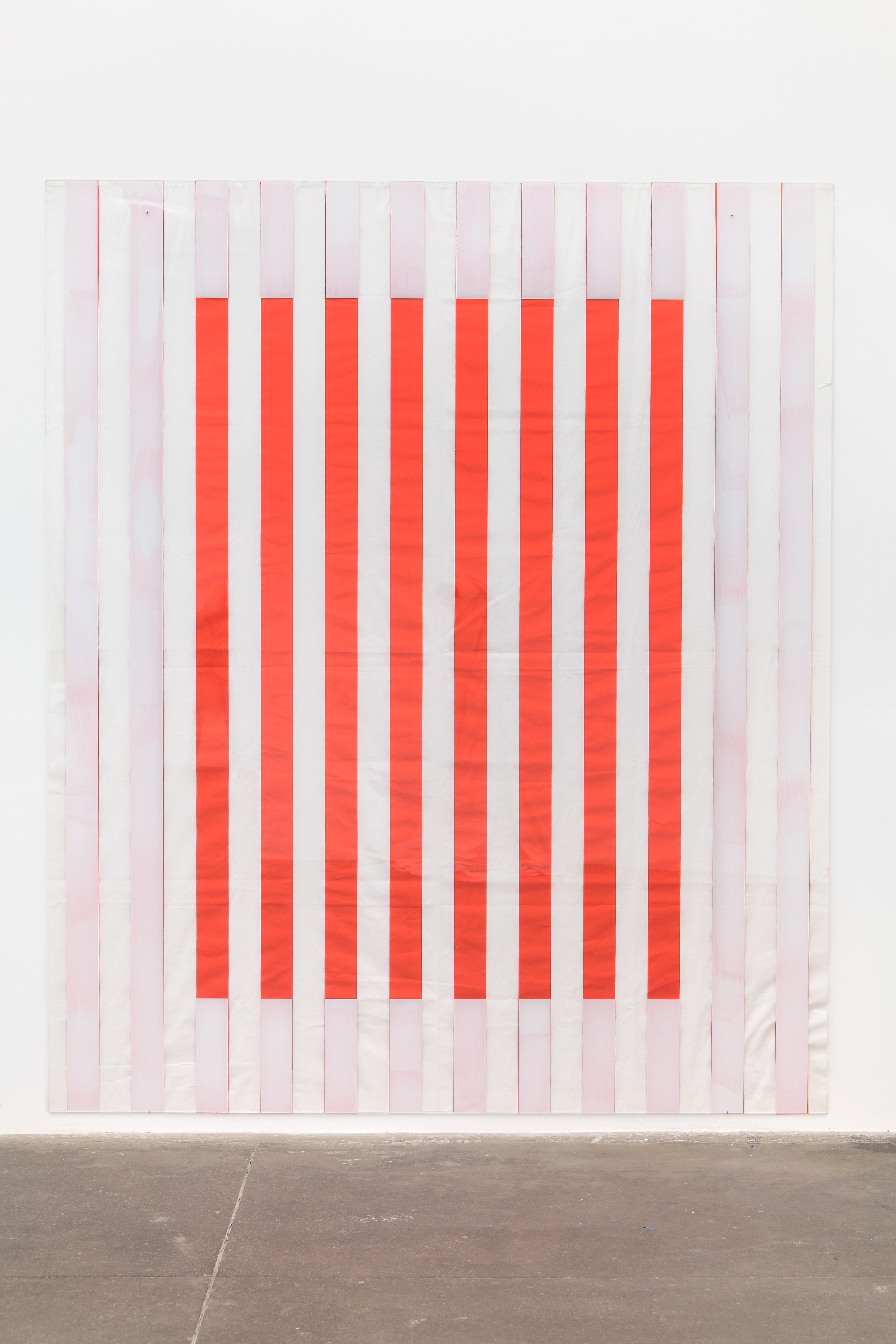 Daniel Buren, ELECTRICITY FABRIC PAINT PAPER VINYL...<br>Works in Situ & Situated Works from 1968 to 2013<br>(DEDICATED TO MICHAEL ASHER) at Petzel, photo 27