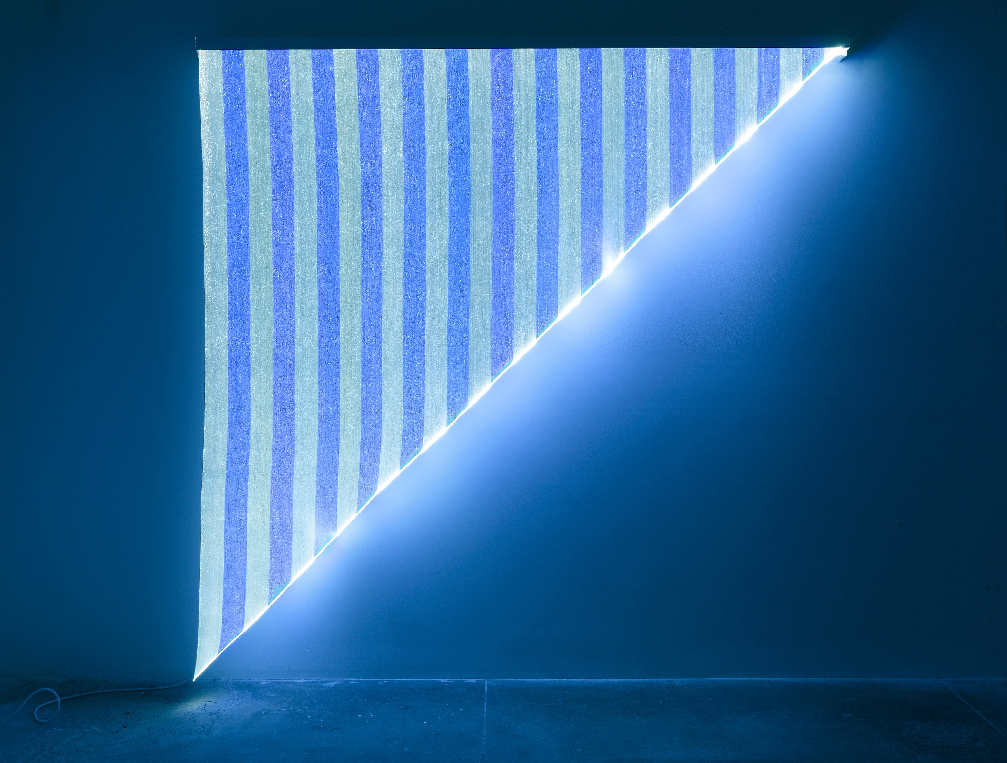 Daniel Buren, ELECTRICITY FABRIC PAINT PAPER VINYL...<br>Works in Situ & Situated Works from 1968 to 2013<br>(DEDICATED TO MICHAEL ASHER) at Petzel, photo 30