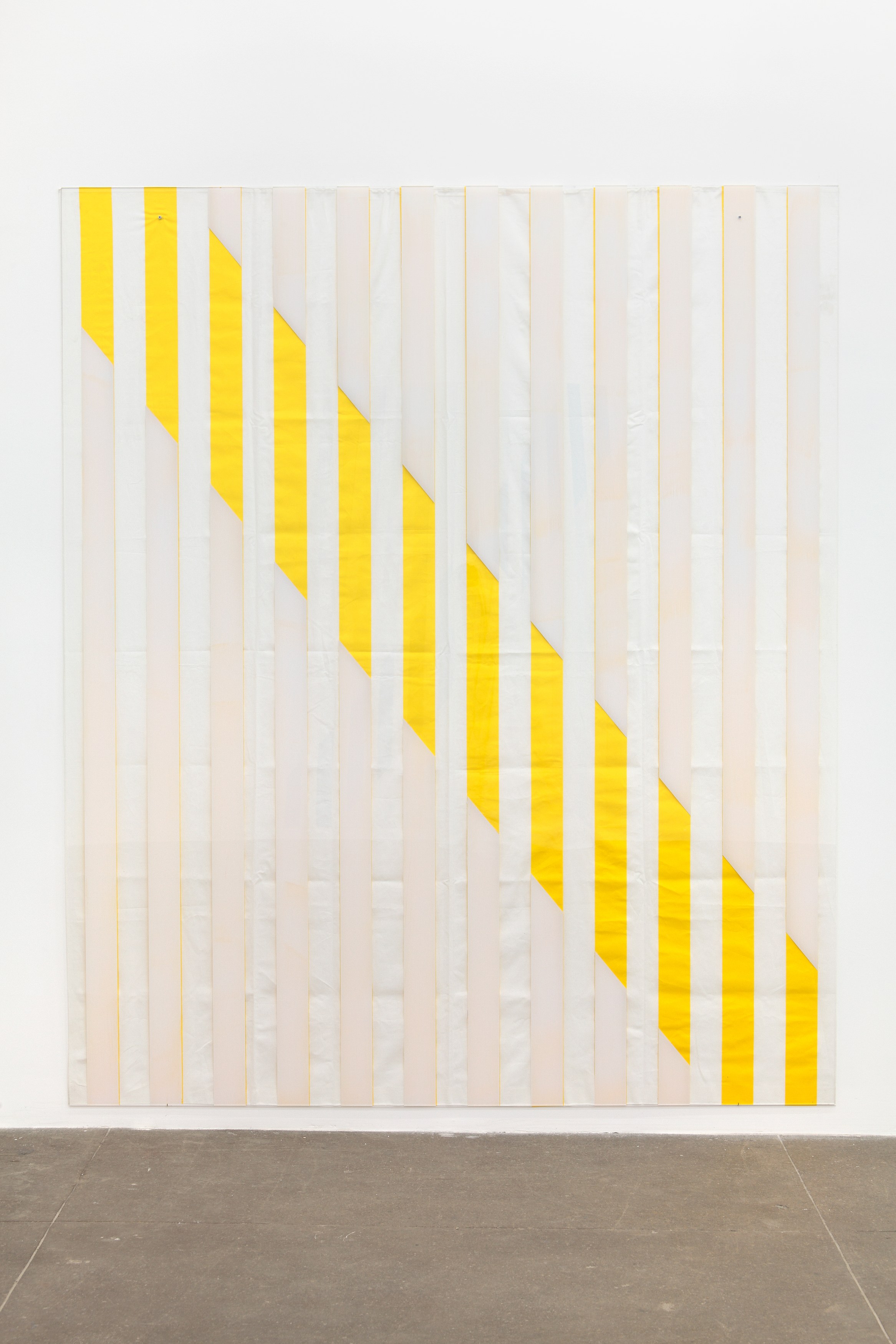 Daniel Buren, ELECTRICITY FABRIC PAINT PAPER VINYL...<br>Works in Situ & Situated Works from 1968 to 2013<br>(DEDICATED TO MICHAEL ASHER) at Petzel, photo 29