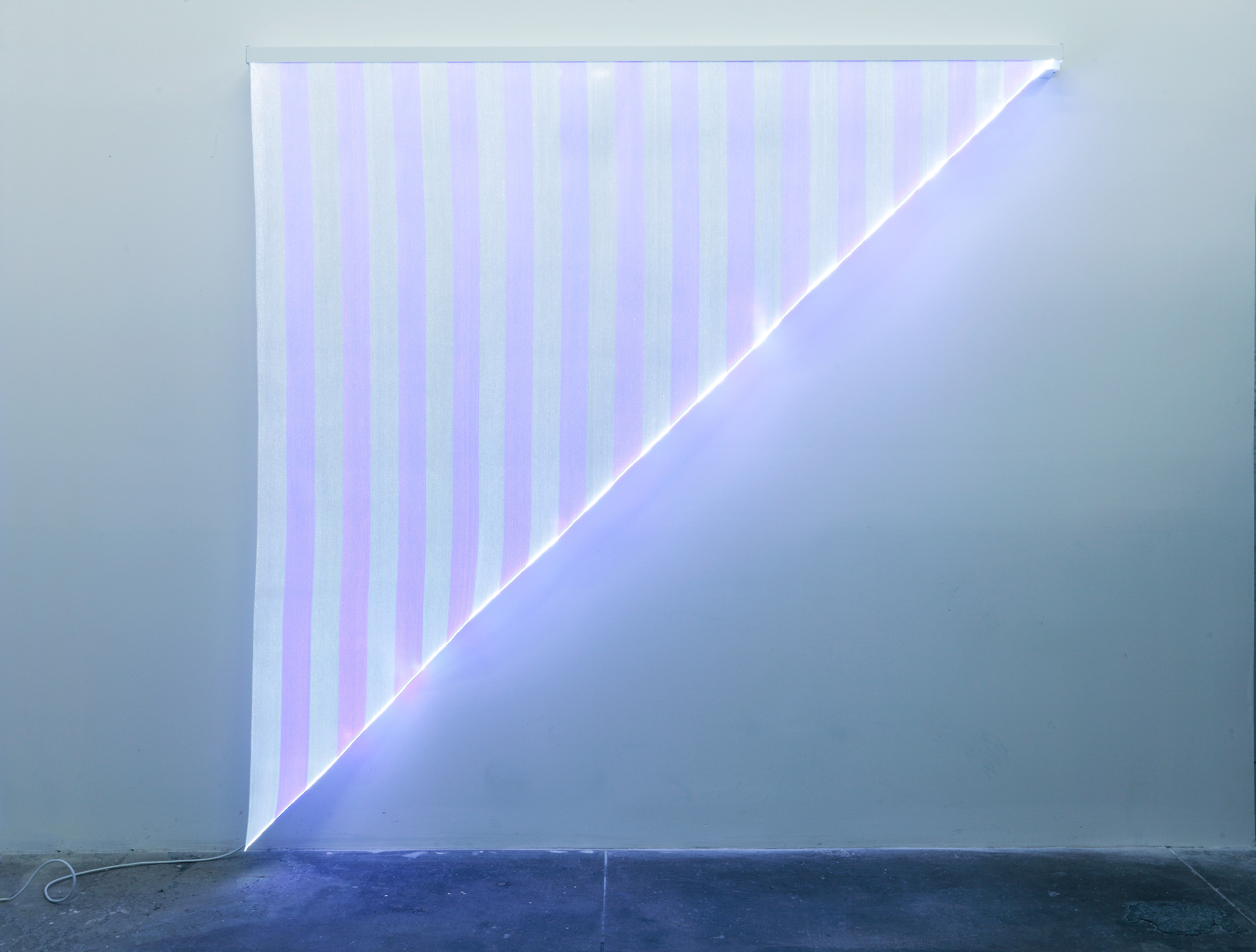 Daniel Buren, ELECTRICITY FABRIC PAINT PAPER VINYL...<br>Works in Situ & Situated Works from 1968 to 2013<br>(DEDICATED TO MICHAEL ASHER) at Petzel, photo 31
