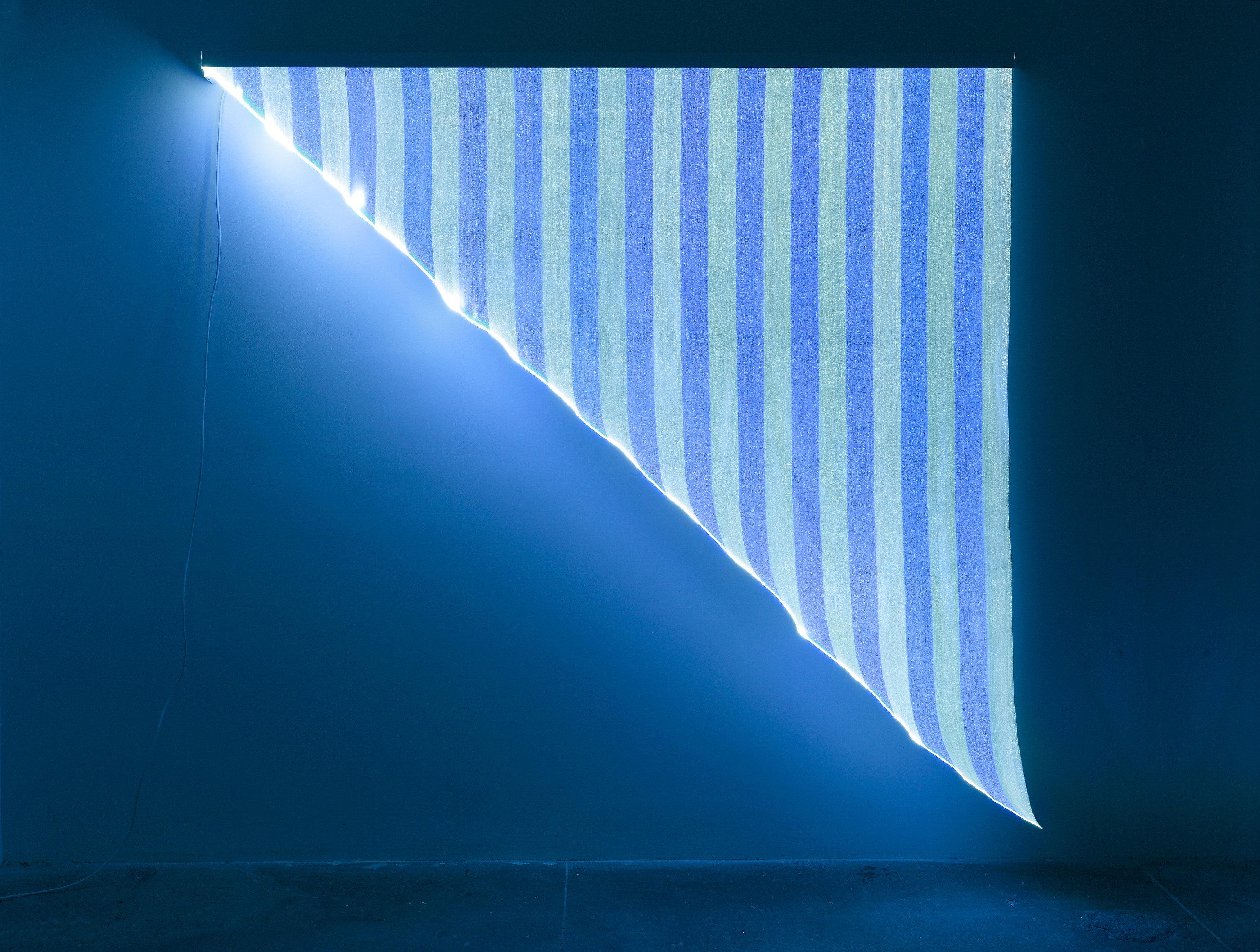 Daniel Buren, ELECTRICITY FABRIC PAINT PAPER VINYL...<br>Works in Situ & Situated Works from 1968 to 2013<br>(DEDICATED TO MICHAEL ASHER) at Petzel, photo 35