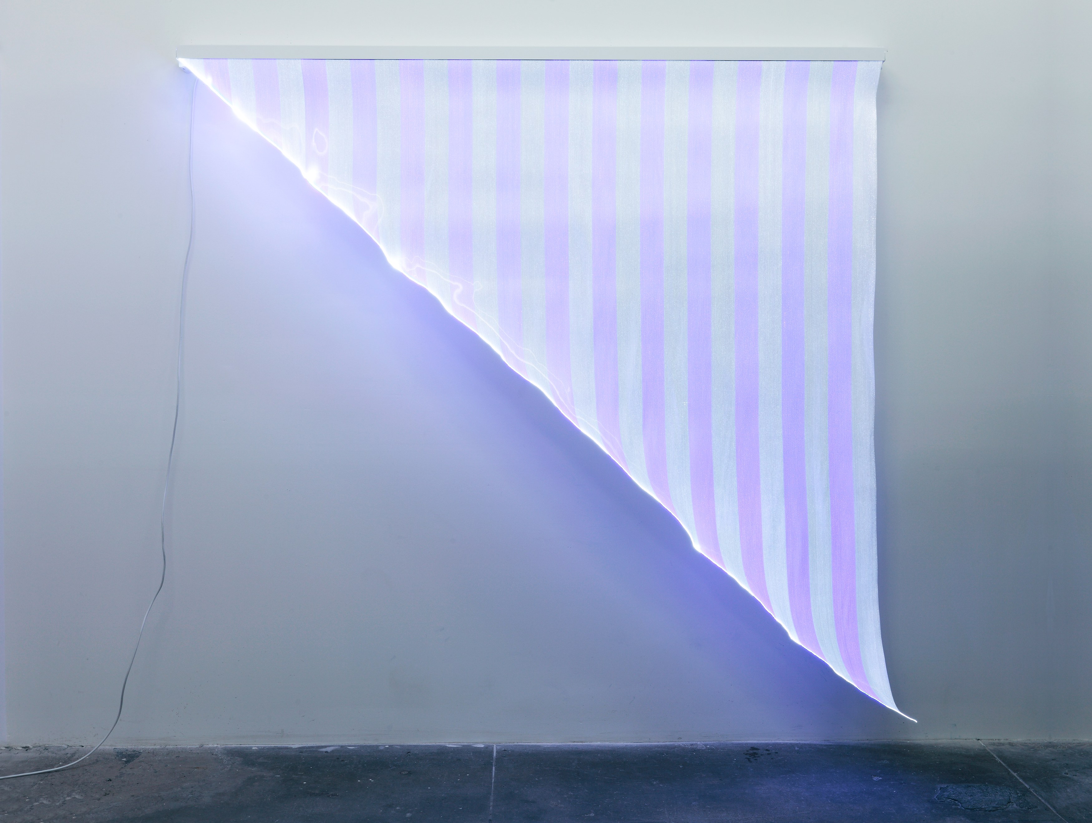 Daniel Buren, ELECTRICITY FABRIC PAINT PAPER VINYL...<br>Works in Situ & Situated Works from 1968 to 2013<br>(DEDICATED TO MICHAEL ASHER) at Petzel, photo 36