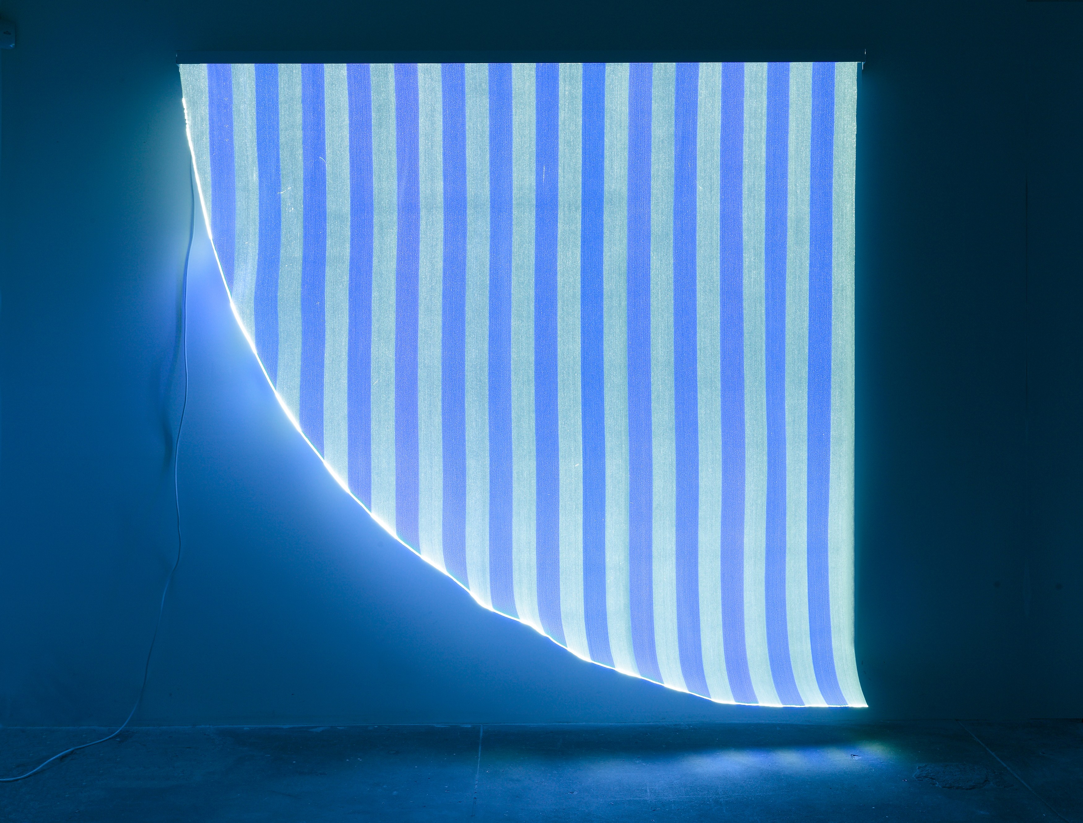 Daniel Buren, ELECTRICITY FABRIC PAINT PAPER VINYL...<br>Works in Situ & Situated Works from 1968 to 2013<br>(DEDICATED TO MICHAEL ASHER) at Petzel, photo 39