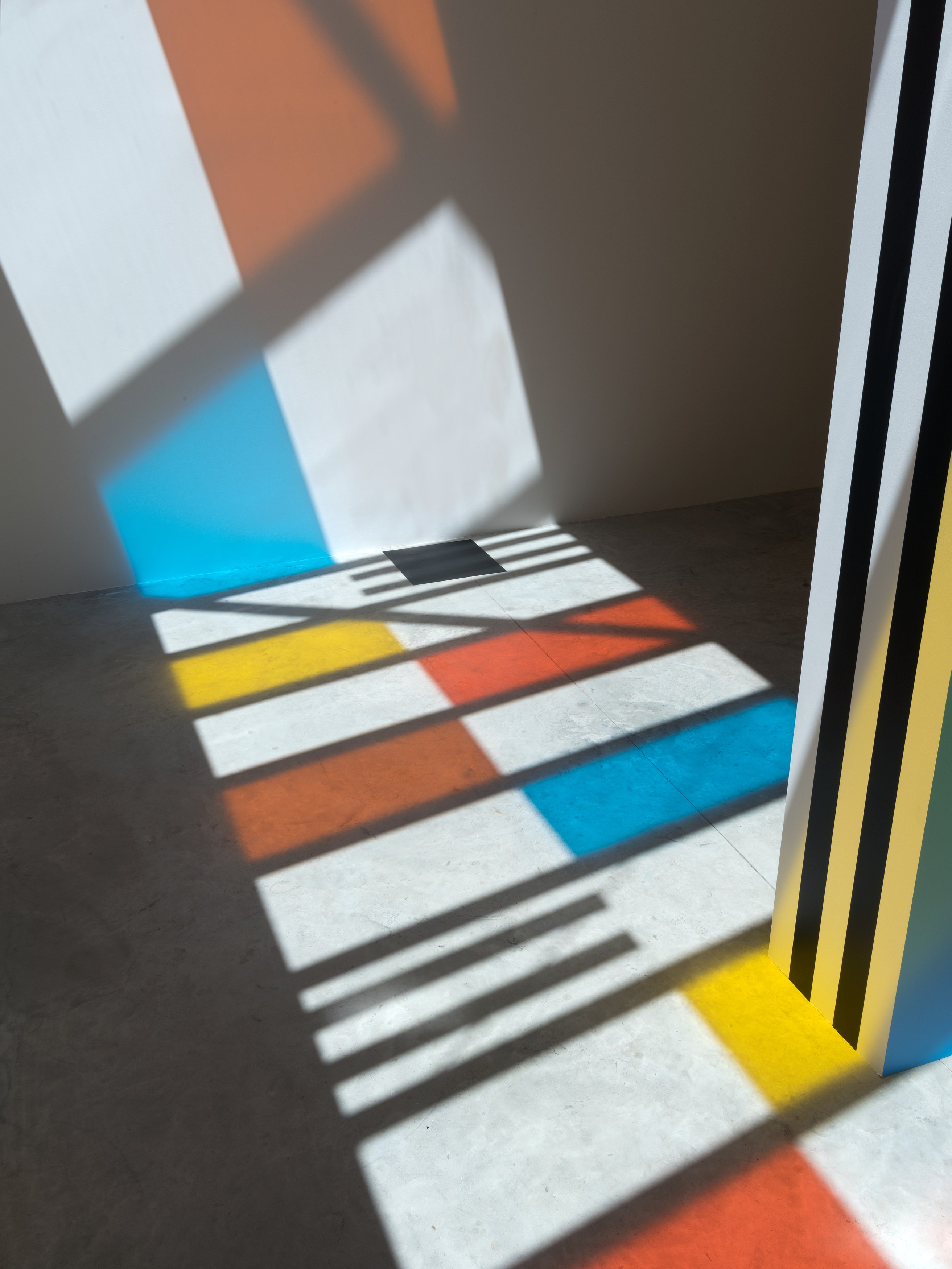 Daniel Buren, To Align: works in situ 2017 at Bortolami, photo 25