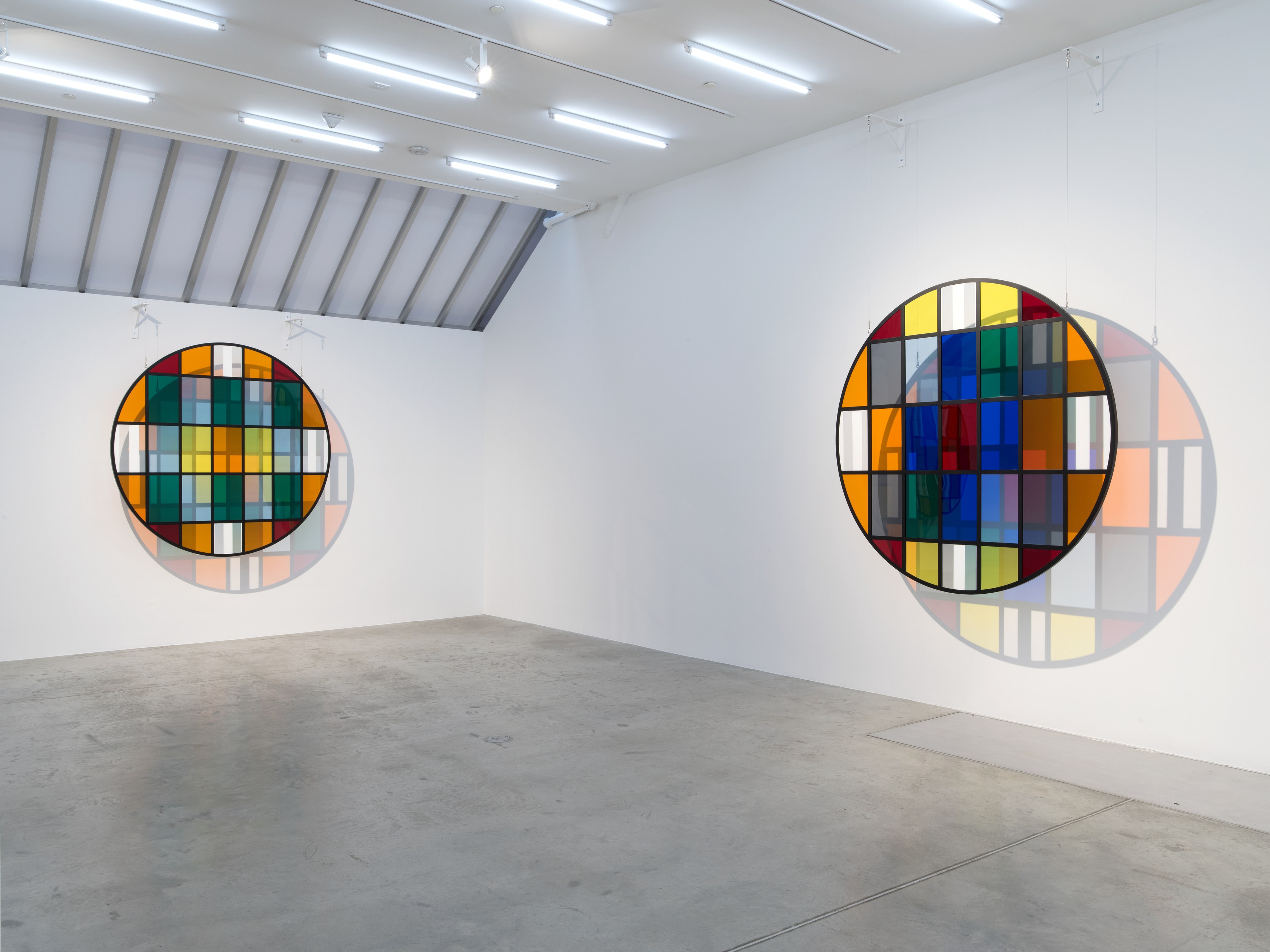 Daniel Buren, Tondi, Situated Works at Bortolami, photo 2