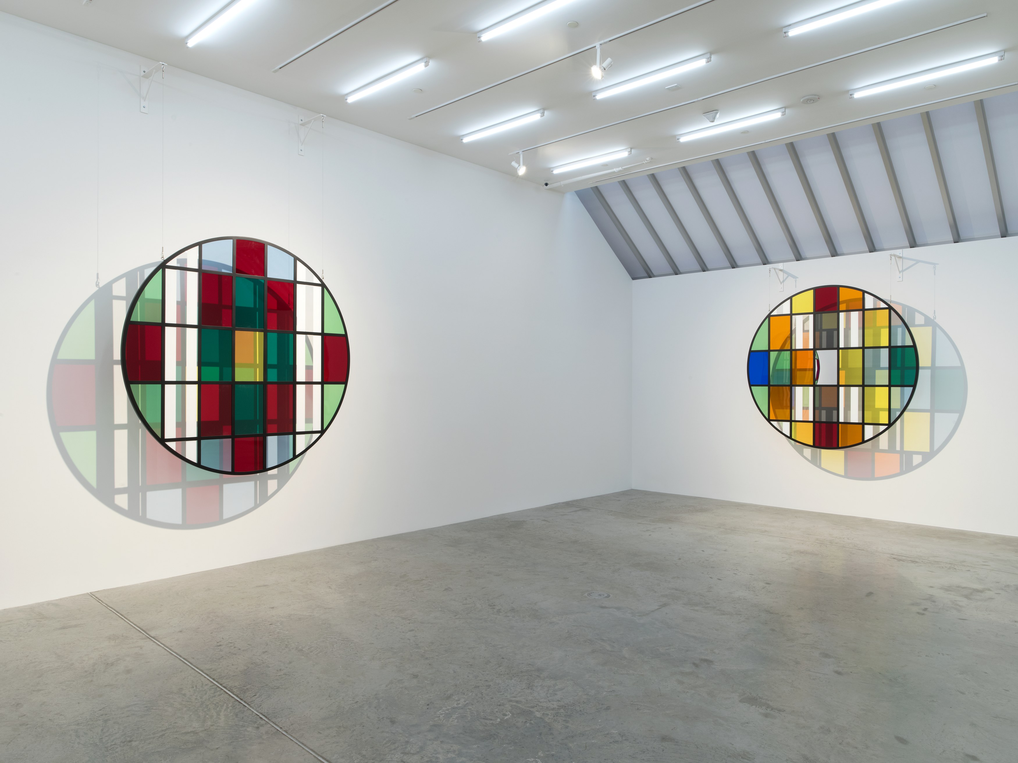 Daniel Buren, Tondi, Situated Works at Bortolami, photo 3
