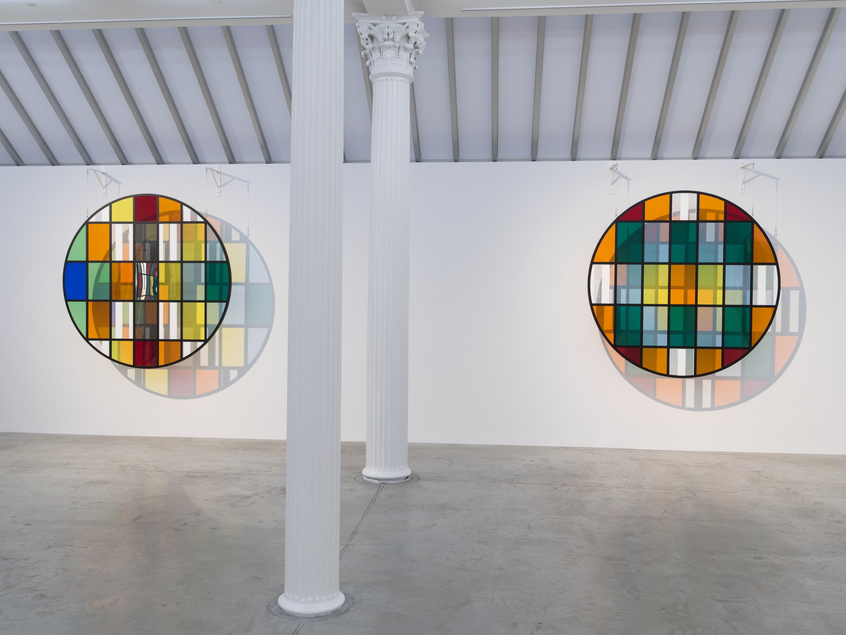 Daniel Buren, Tondi, Situated Works at Bortolami, photo 4