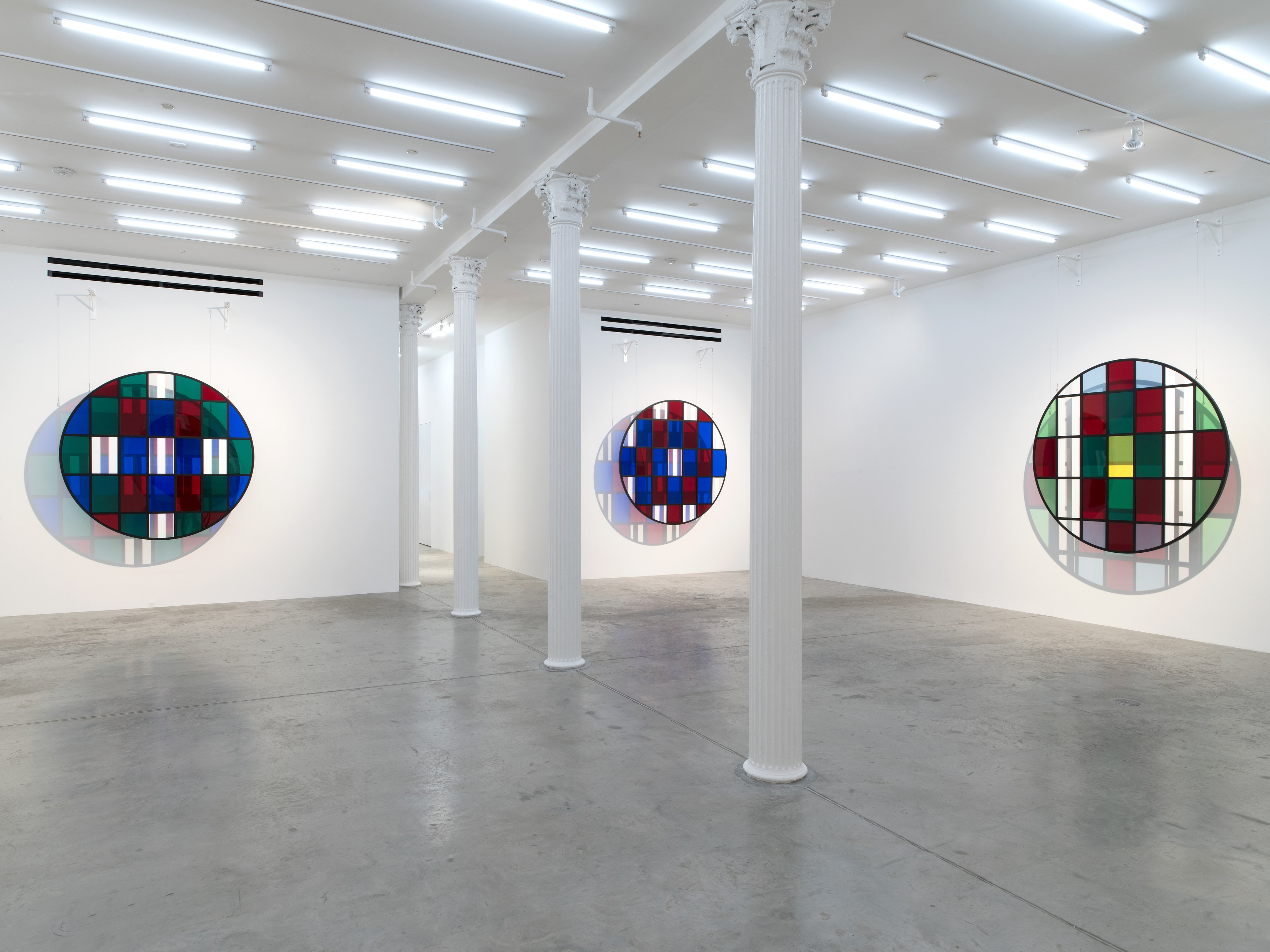 Daniel Buren, Tondi, Situated Works at Bortolami, photo 7