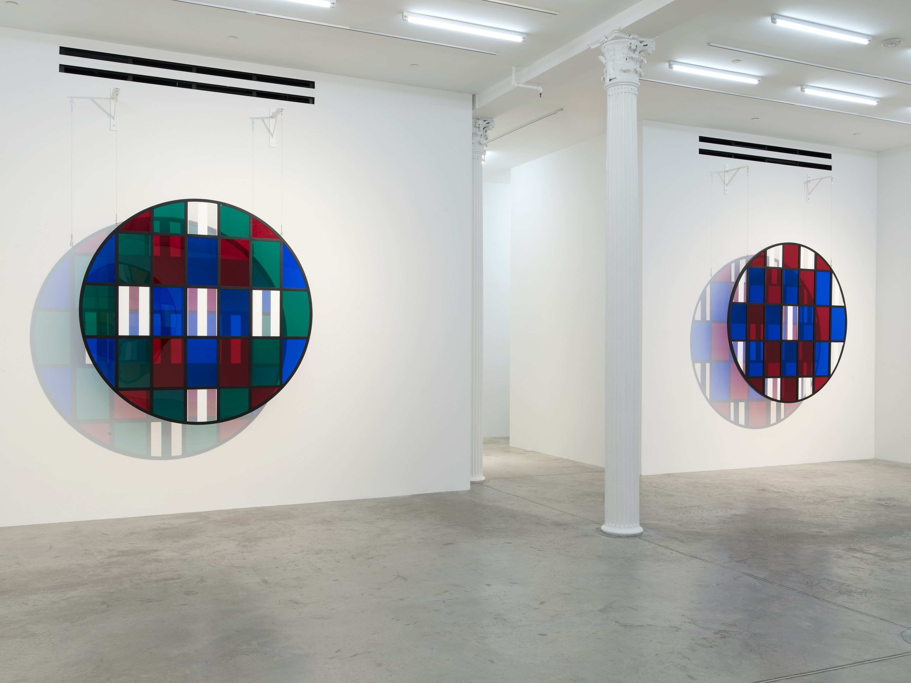 Daniel Buren, Tondi, Situated Works at Bortolami, photo 6
