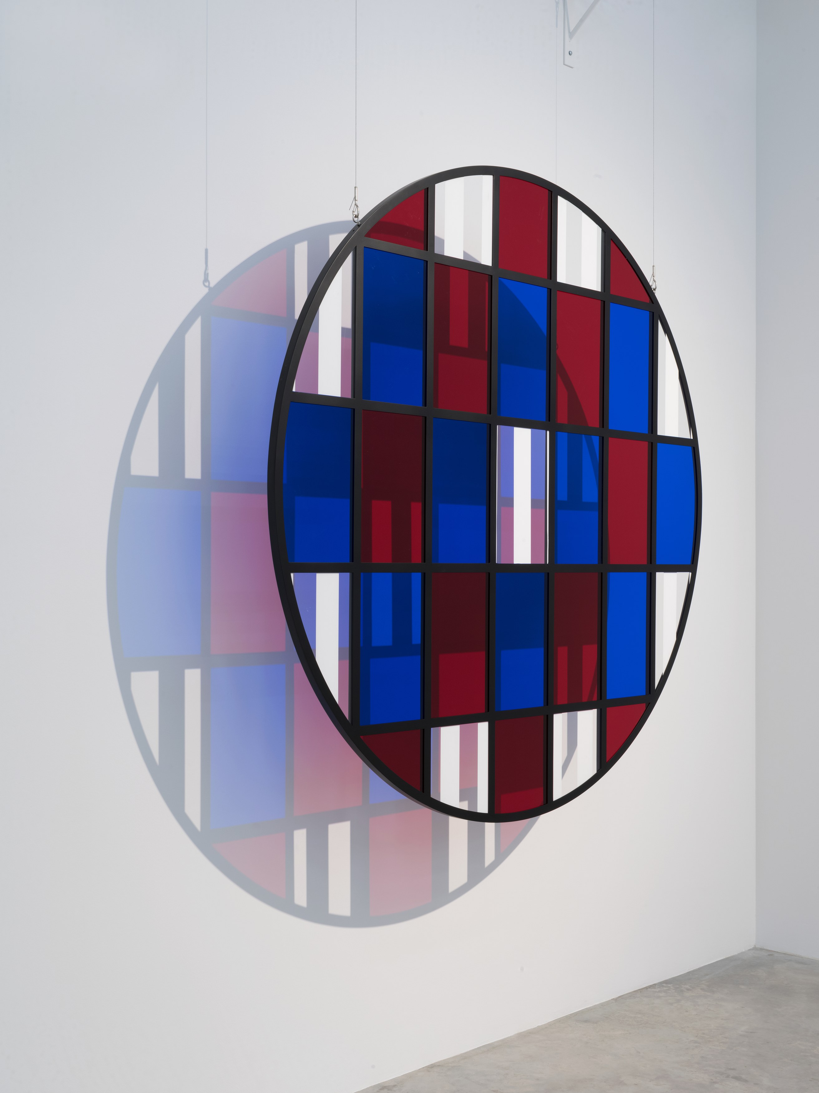 Daniel Buren, Tondi, Situated Works at Bortolami, photo 11