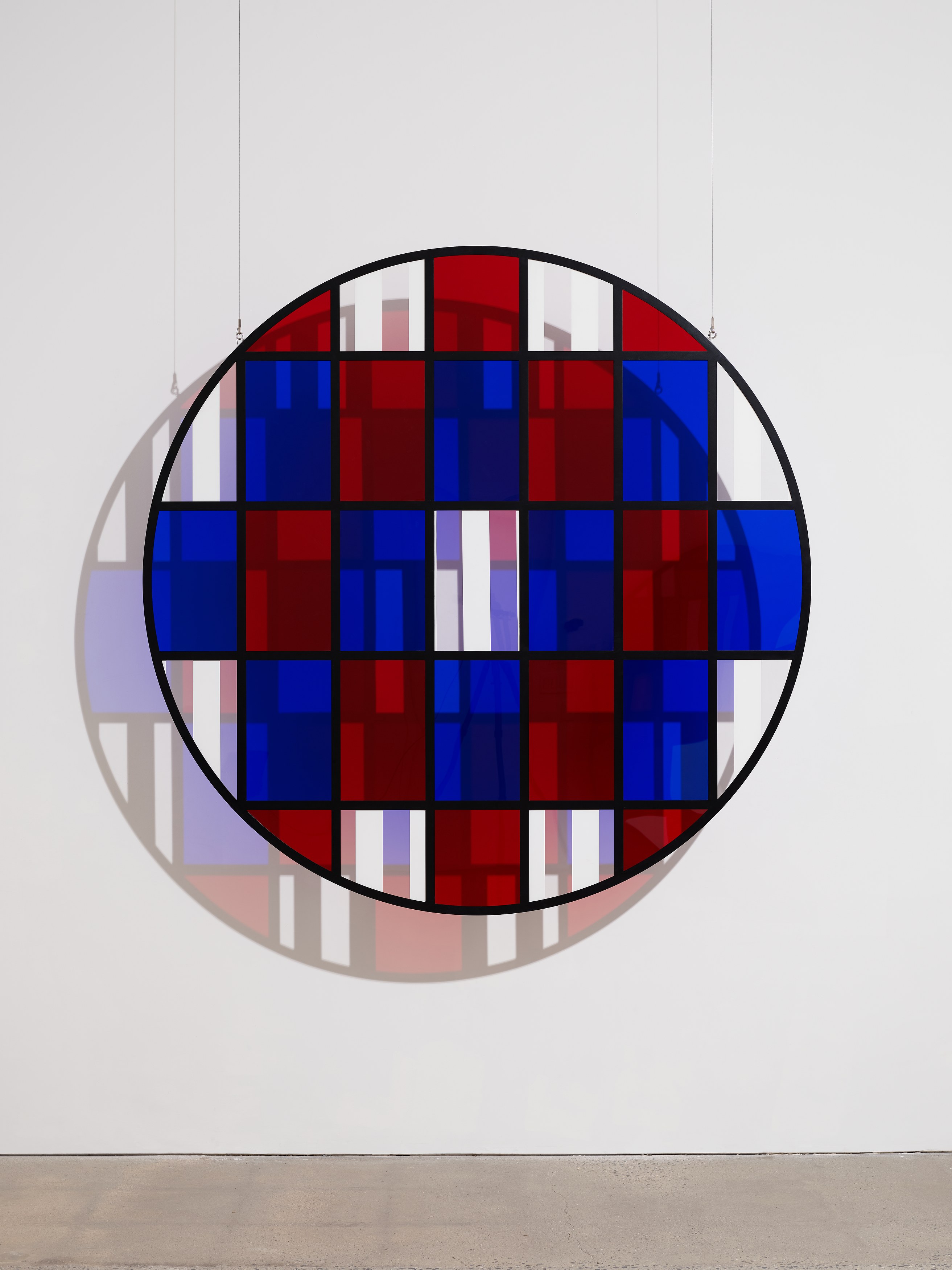 Daniel Buren, Tondi, Situated Works at Bortolami, photo 15