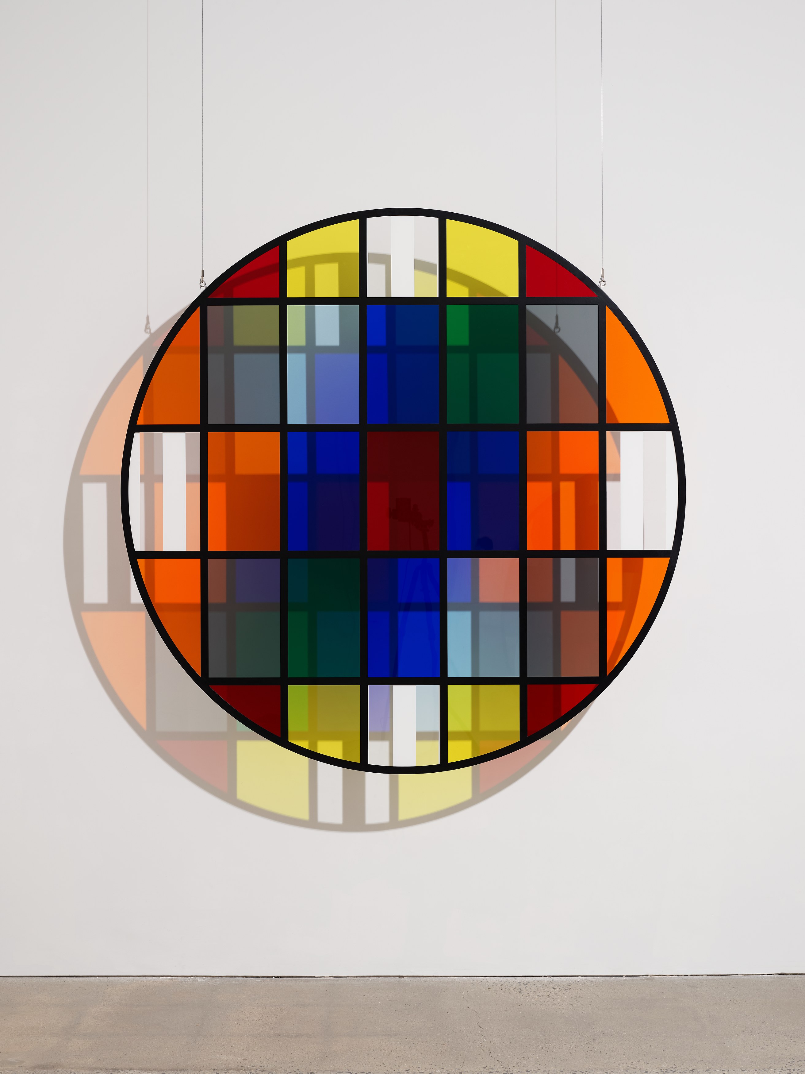Daniel Buren, Tondi, Situated Works at Bortolami, photo 13
