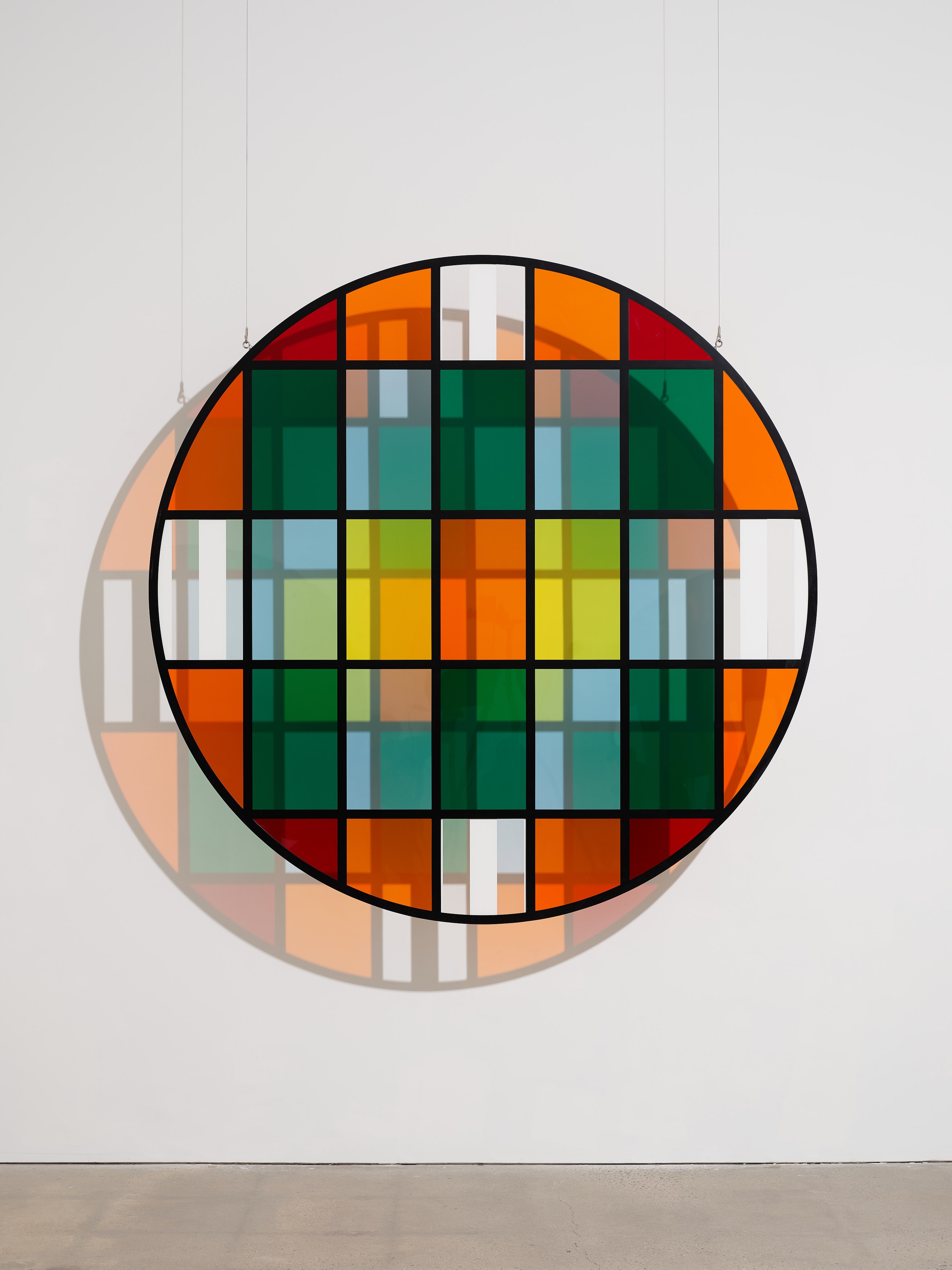 Daniel Buren, Tondi, Situated Works at Bortolami, photo 14