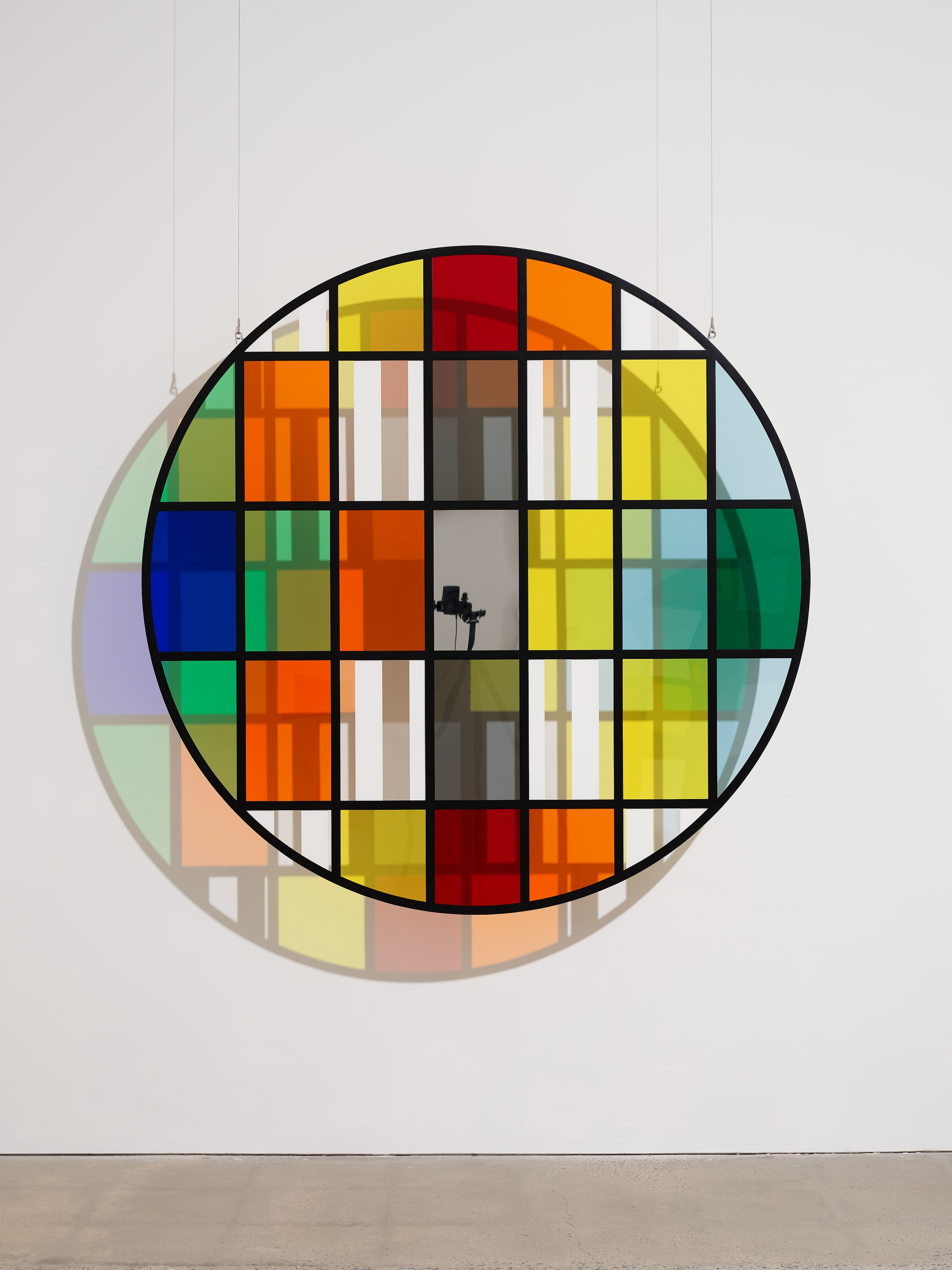 Daniel Buren, Tondi, Situated Works at Bortolami, photo 16