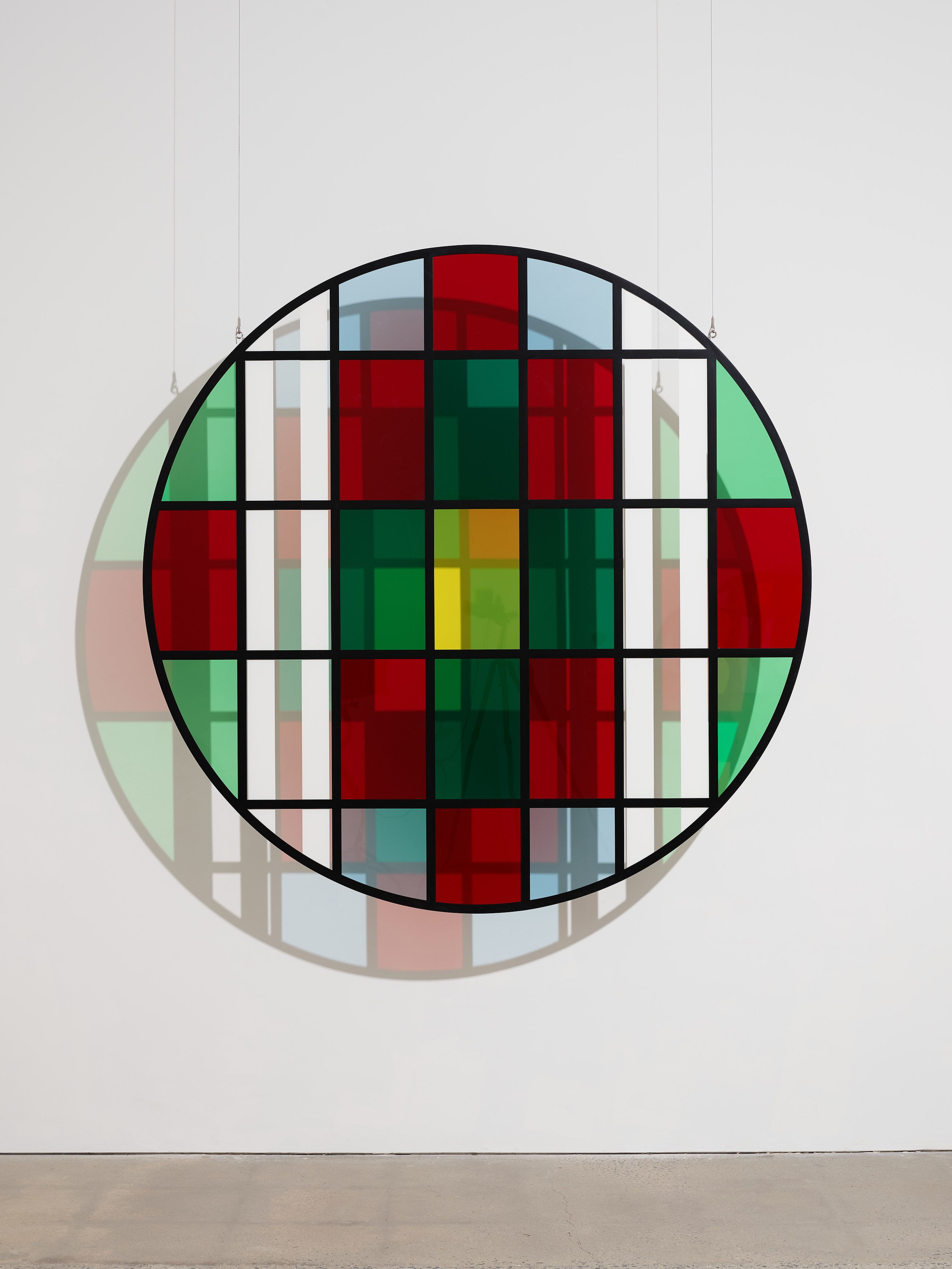 Daniel Buren, Tondi, Situated Works at Bortolami, photo 17