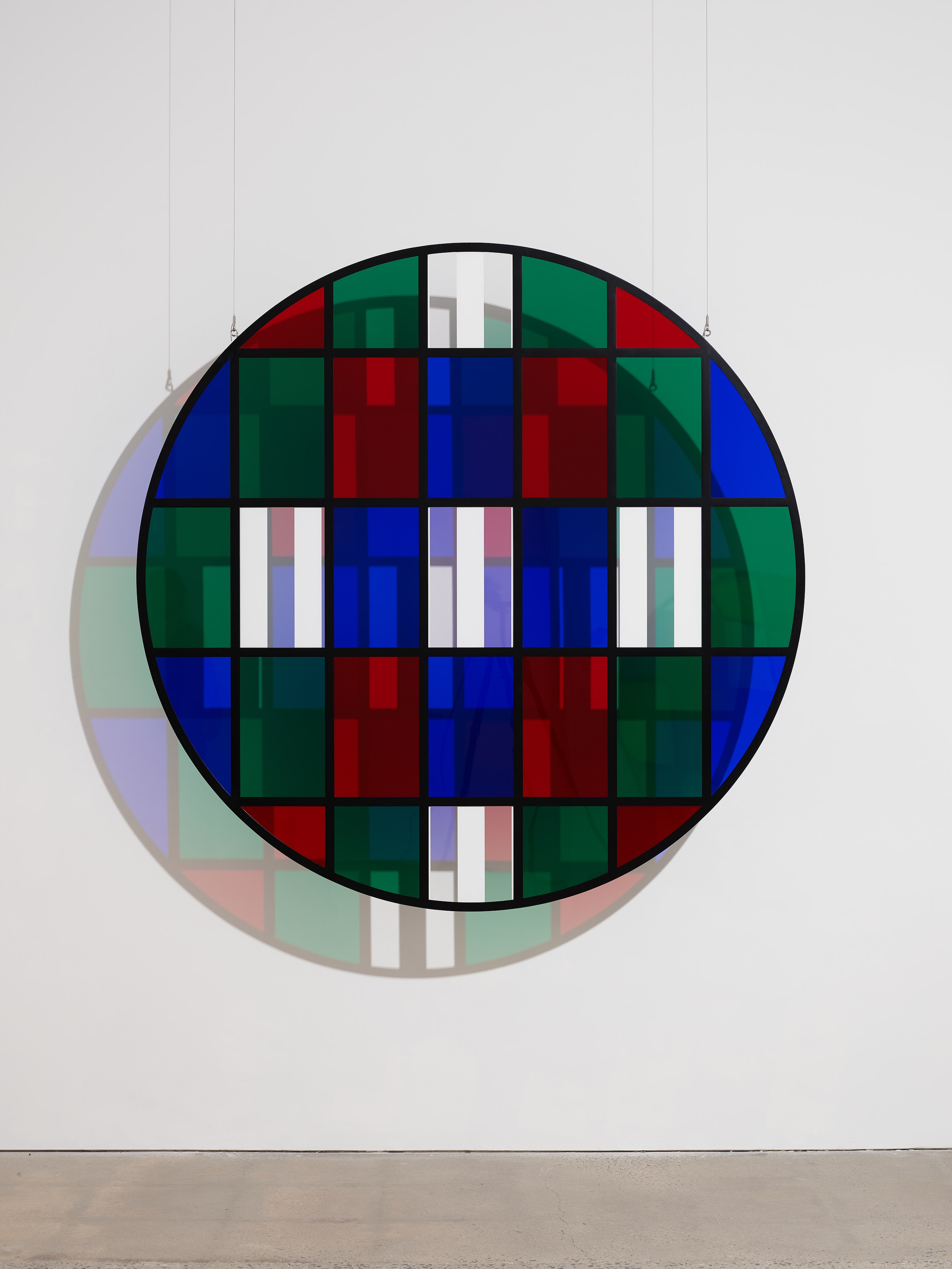 Daniel Buren, Tondi, Situated Works at Bortolami, photo 18