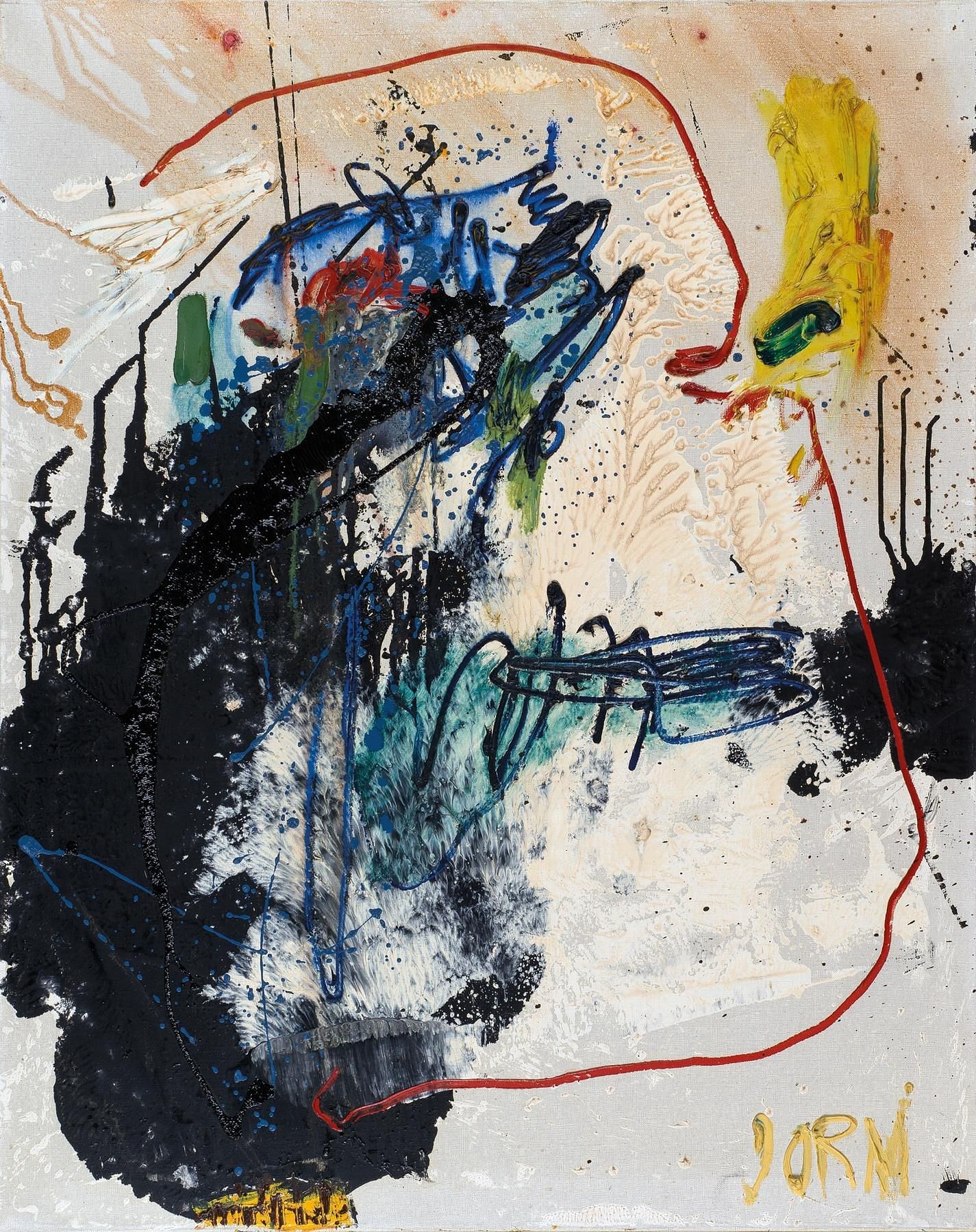 Asger Jorn, The Open Hide at Petzel, photo 23
