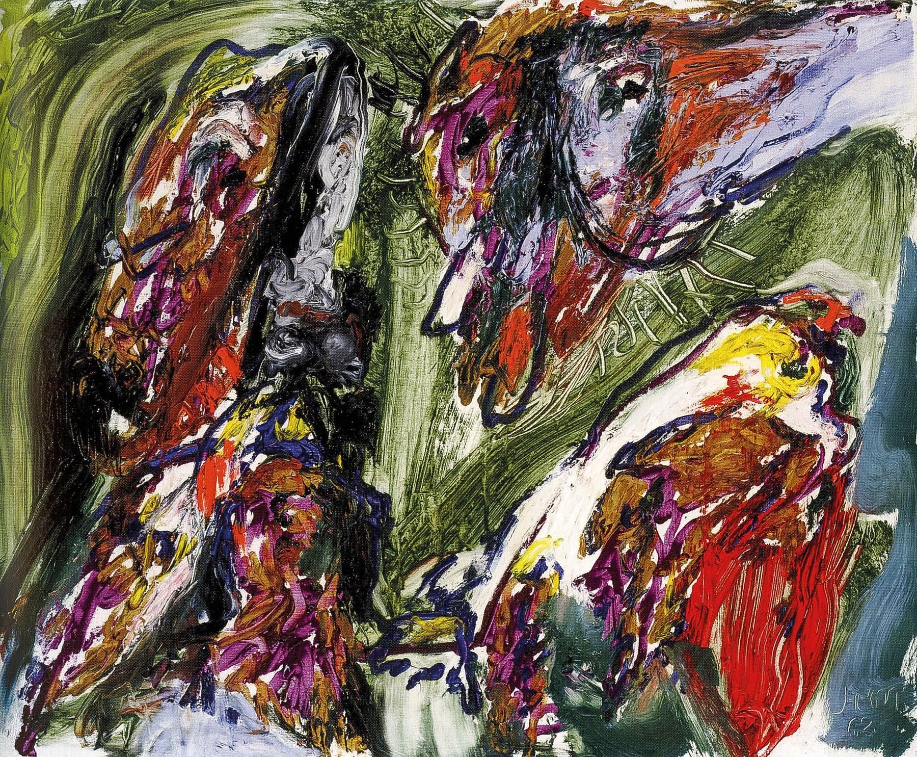 Asger Jorn, The Open Hide at Petzel, photo 16
