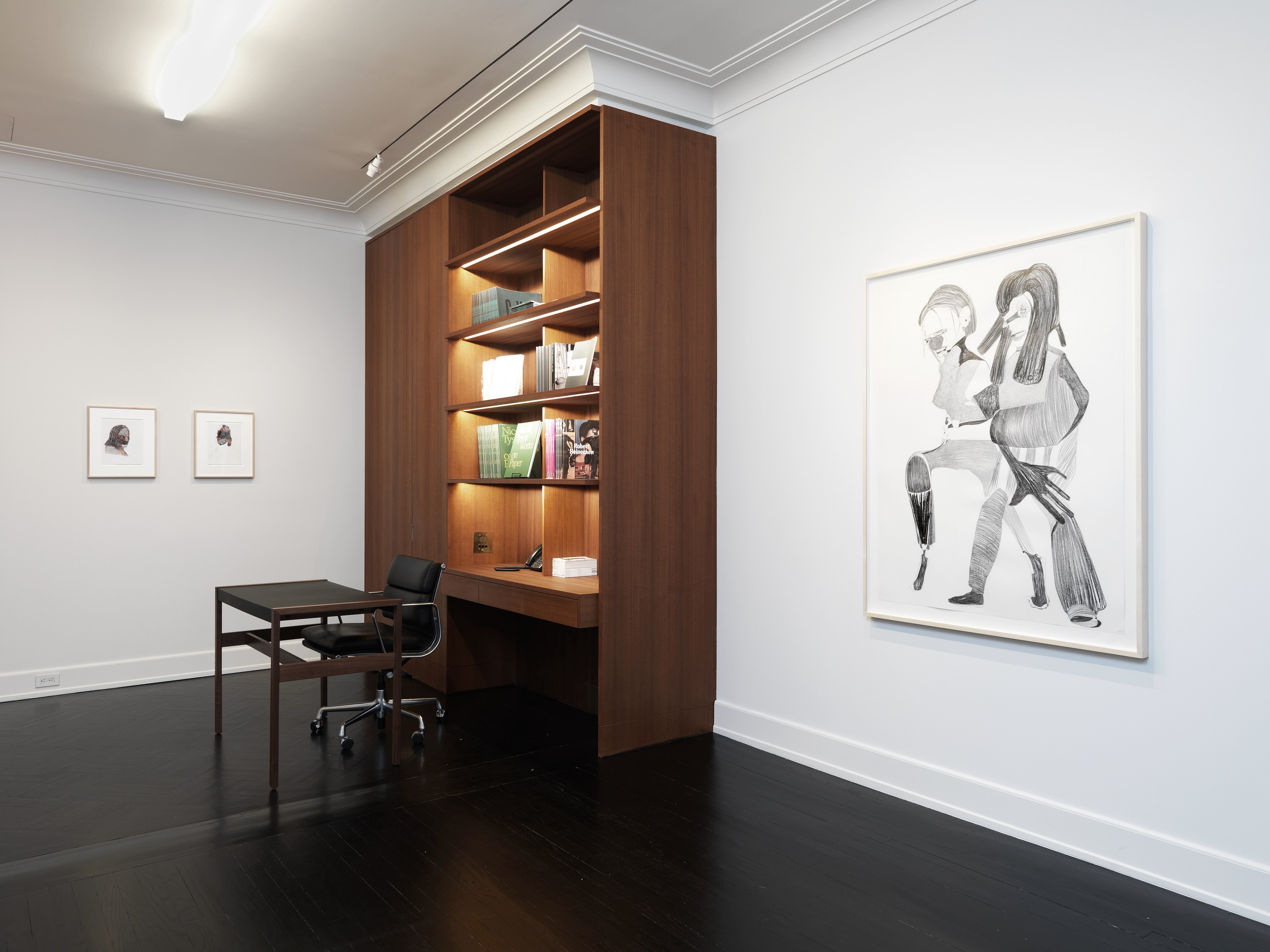 Nicola Tyson, Works on Paper at Petzel, photo 2