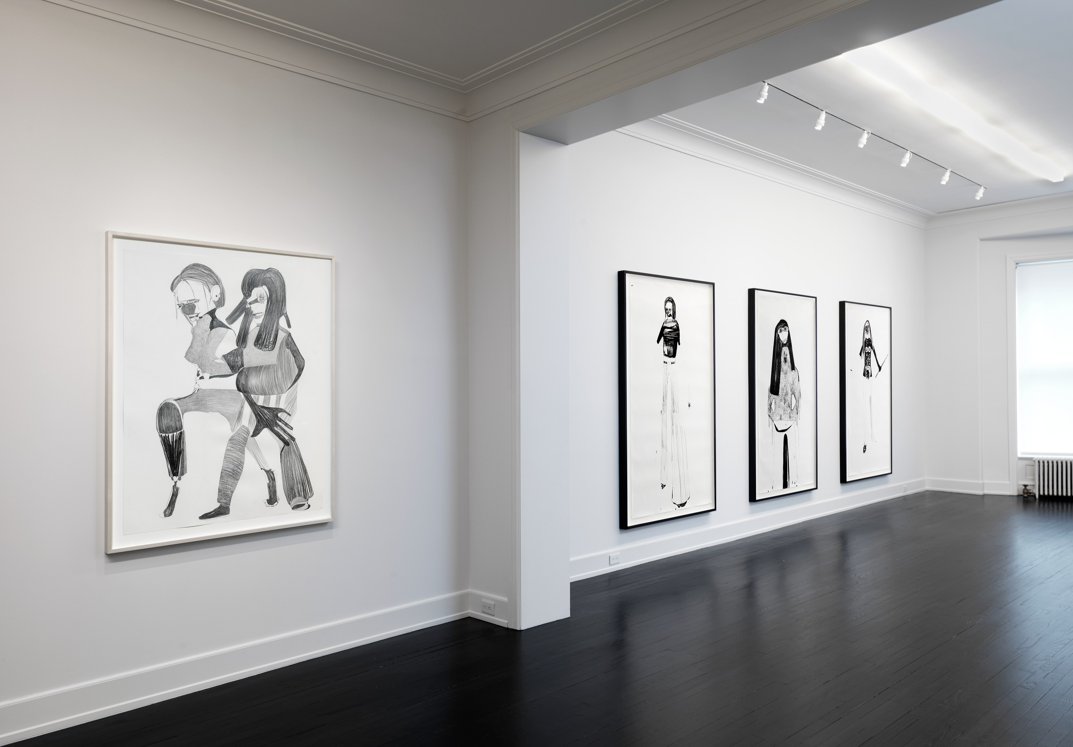 Nicola Tyson, Works on Paper at Petzel, photo 6