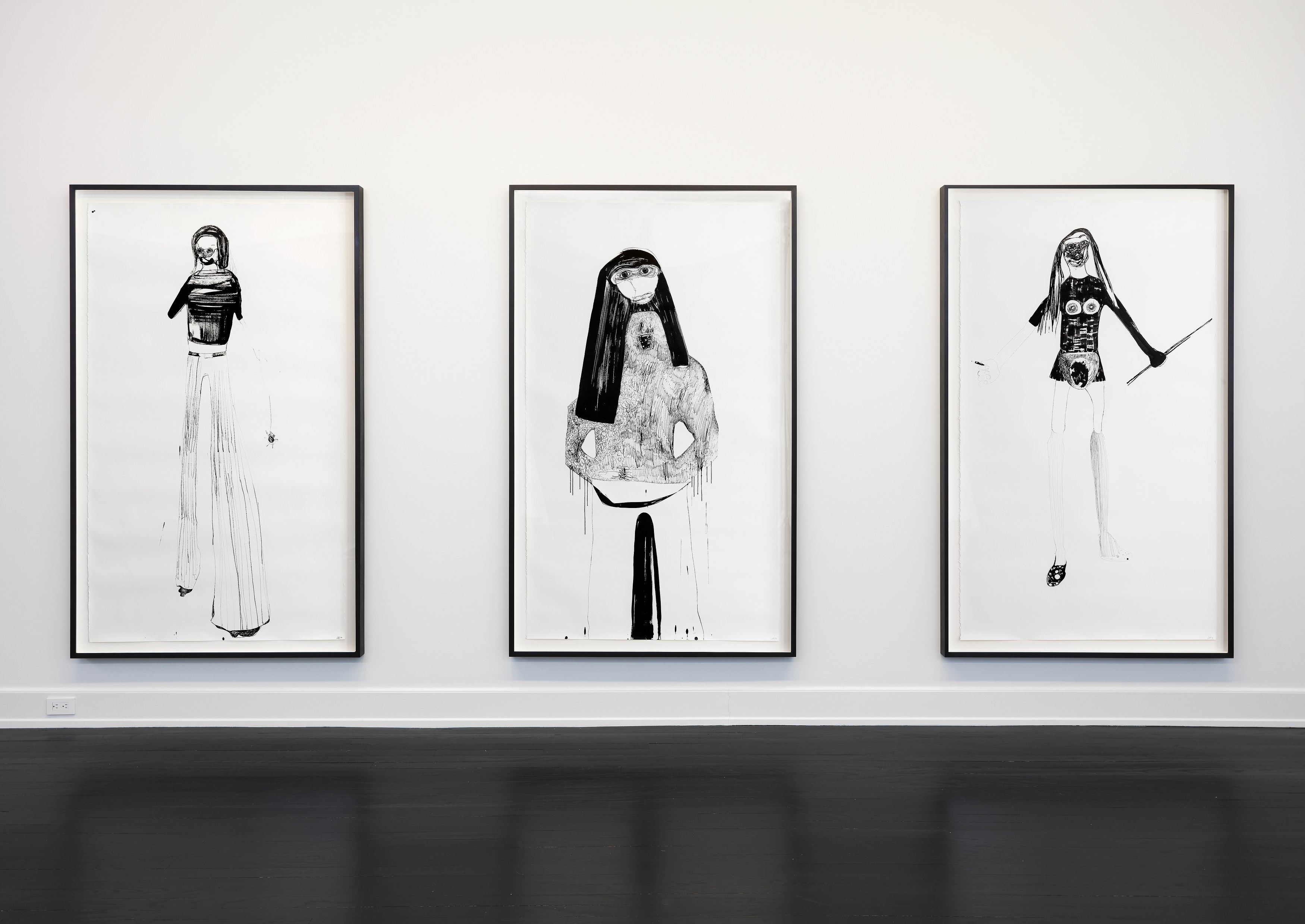 Nicola Tyson, Works on Paper at Petzel, photo 8