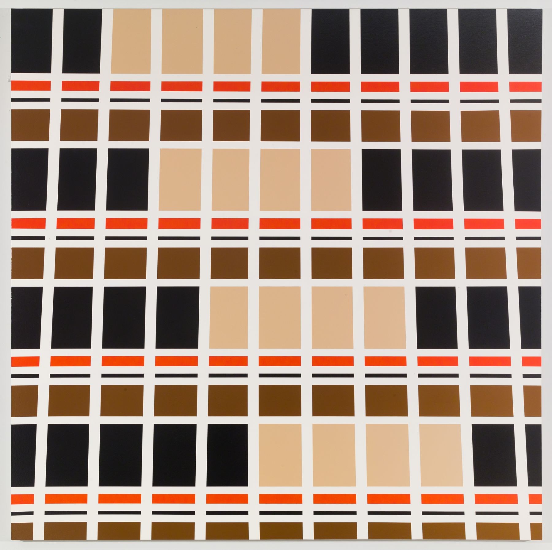 Sarah Morris, Midtown Paintings: 1998–2001 at Petzel, photo 16
