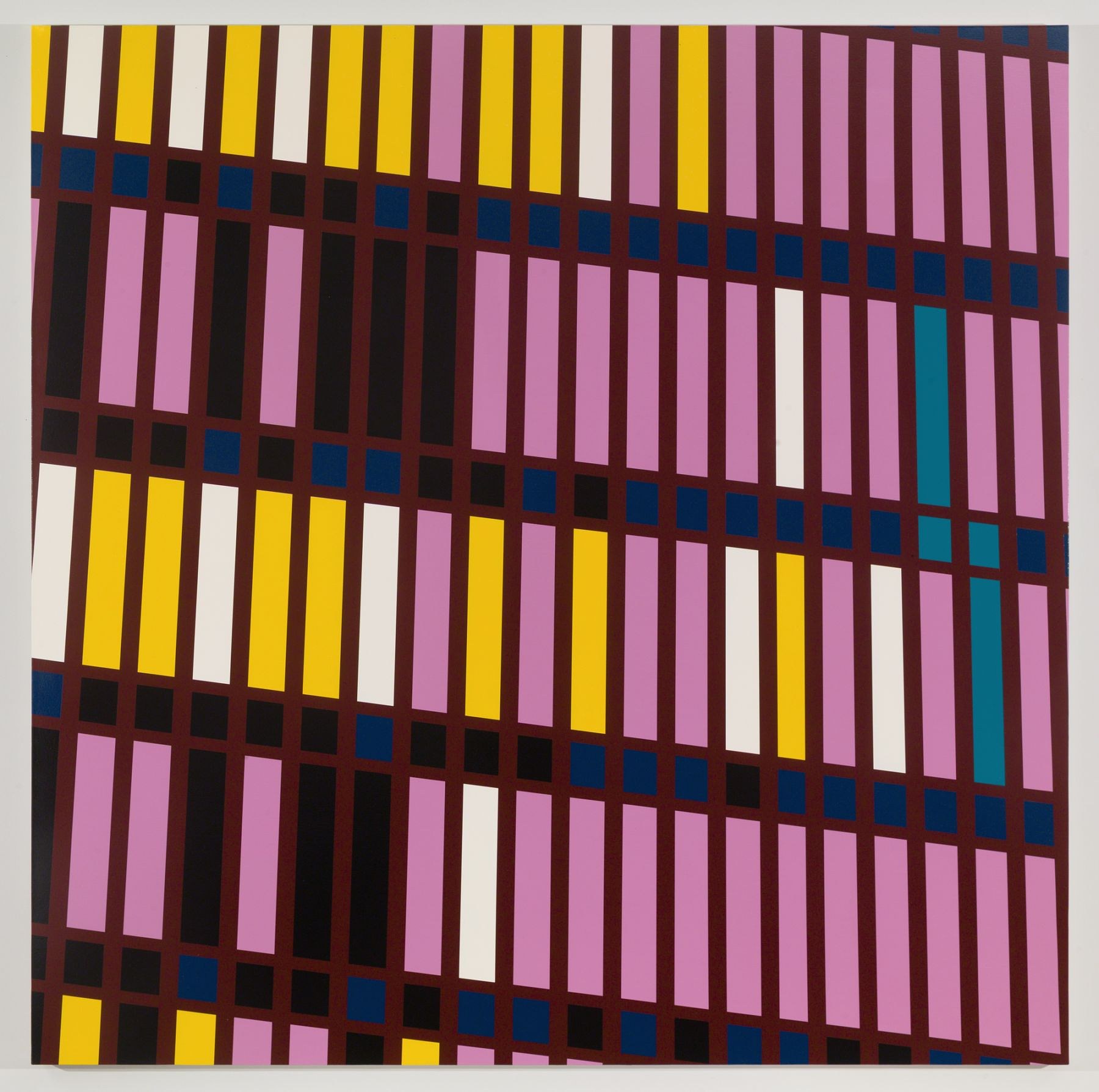 Sarah Morris, Midtown Paintings: 1998–2001 at Petzel, photo 17