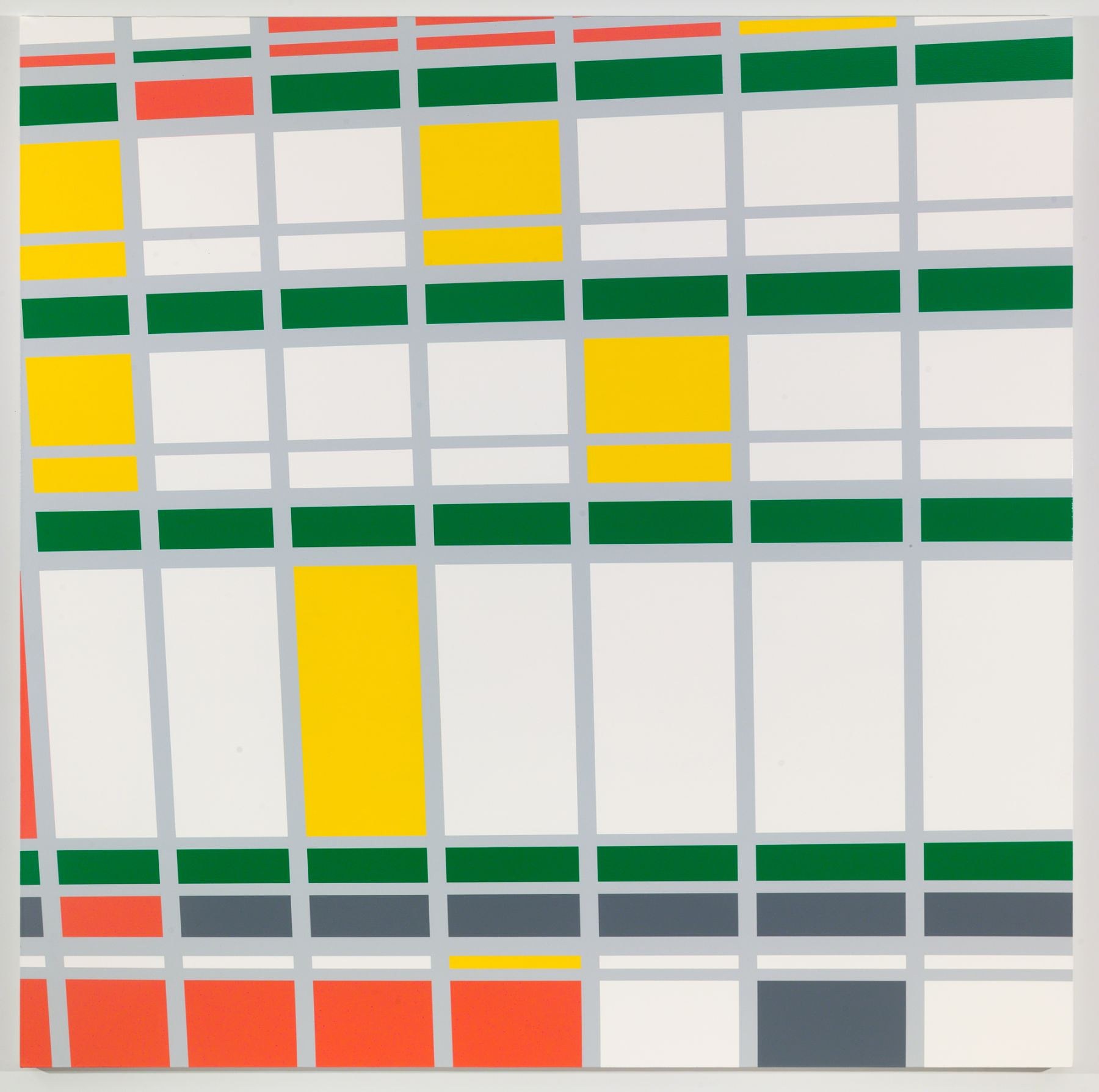 Sarah Morris, Midtown Paintings: 1998–2001 at Petzel, photo 18
