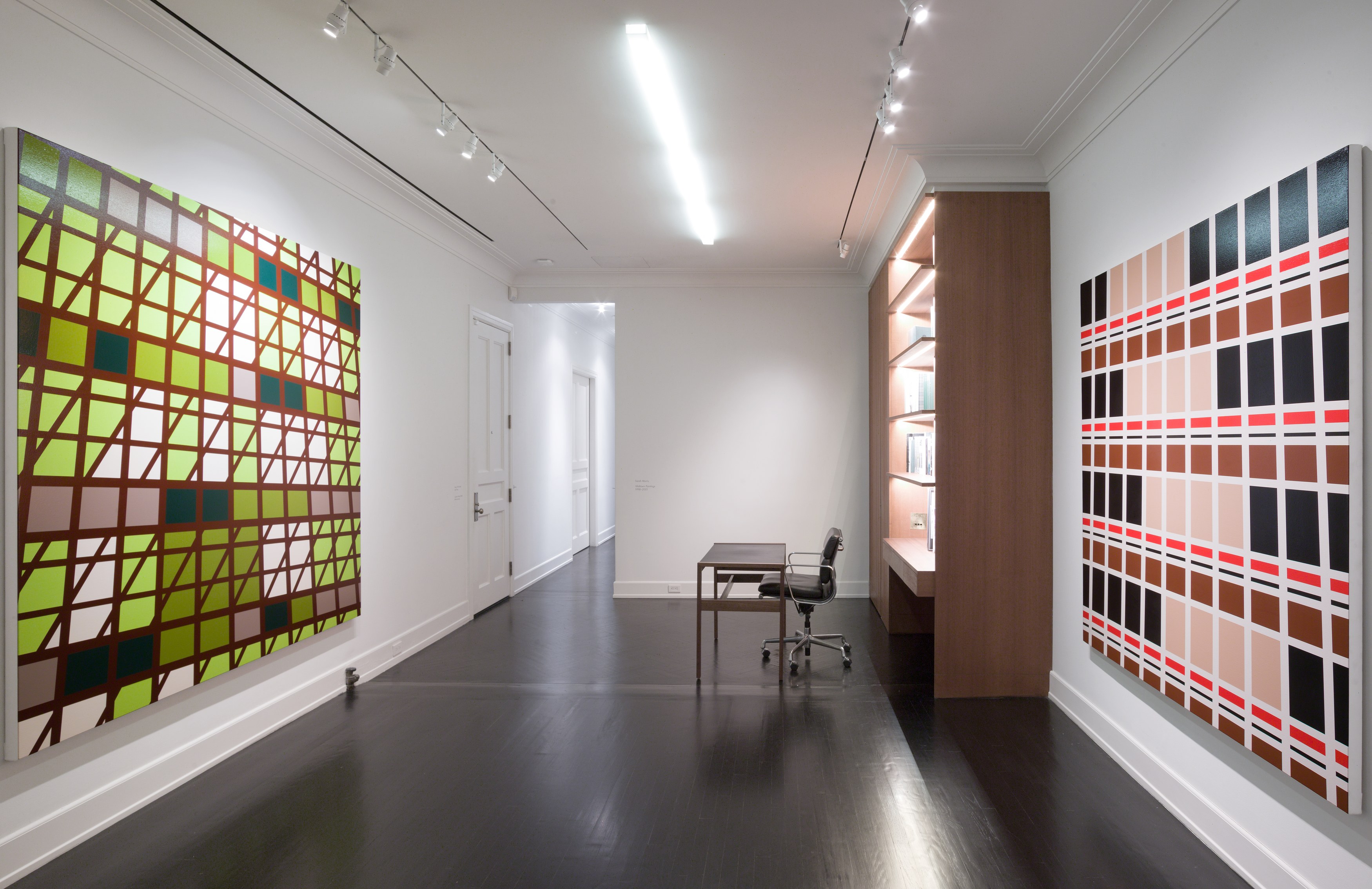 Sarah Morris, Midtown Paintings: 1998–2001 at Petzel, photo 10