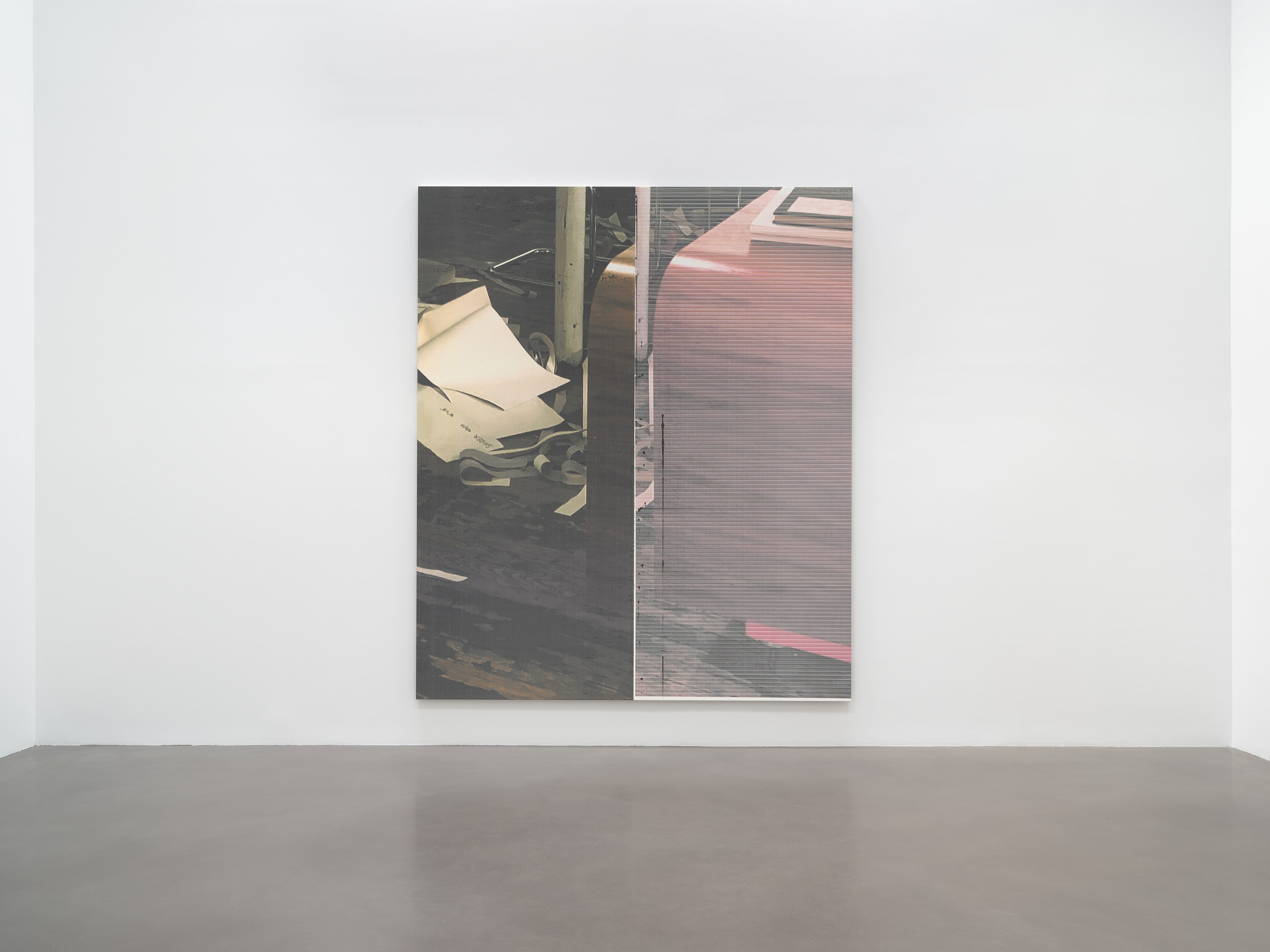 Wade Guyton, Patagonia at Petzel, photo 5