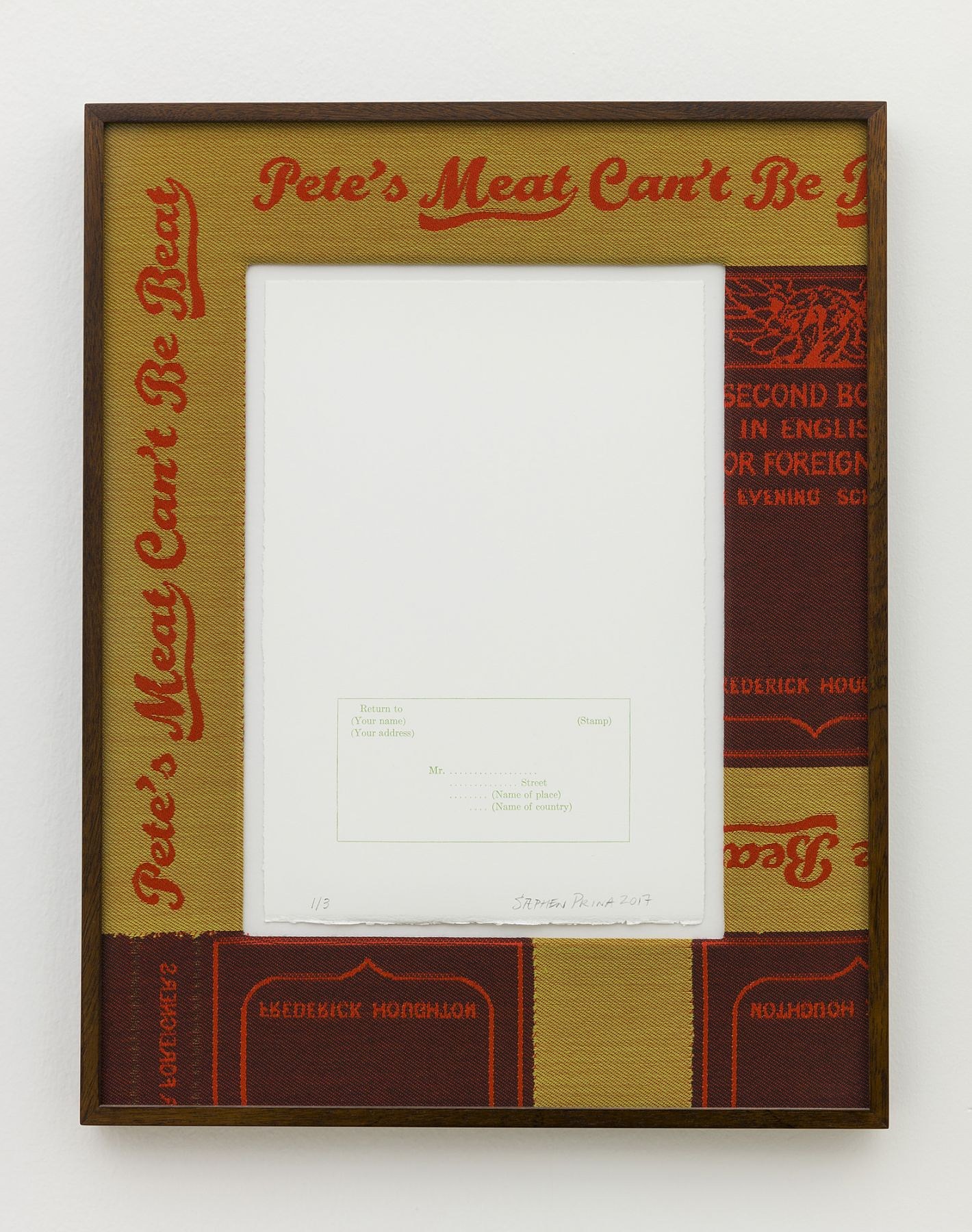 Stephen Prina, English for Foreigners (abridged) at Petzel, photo 34