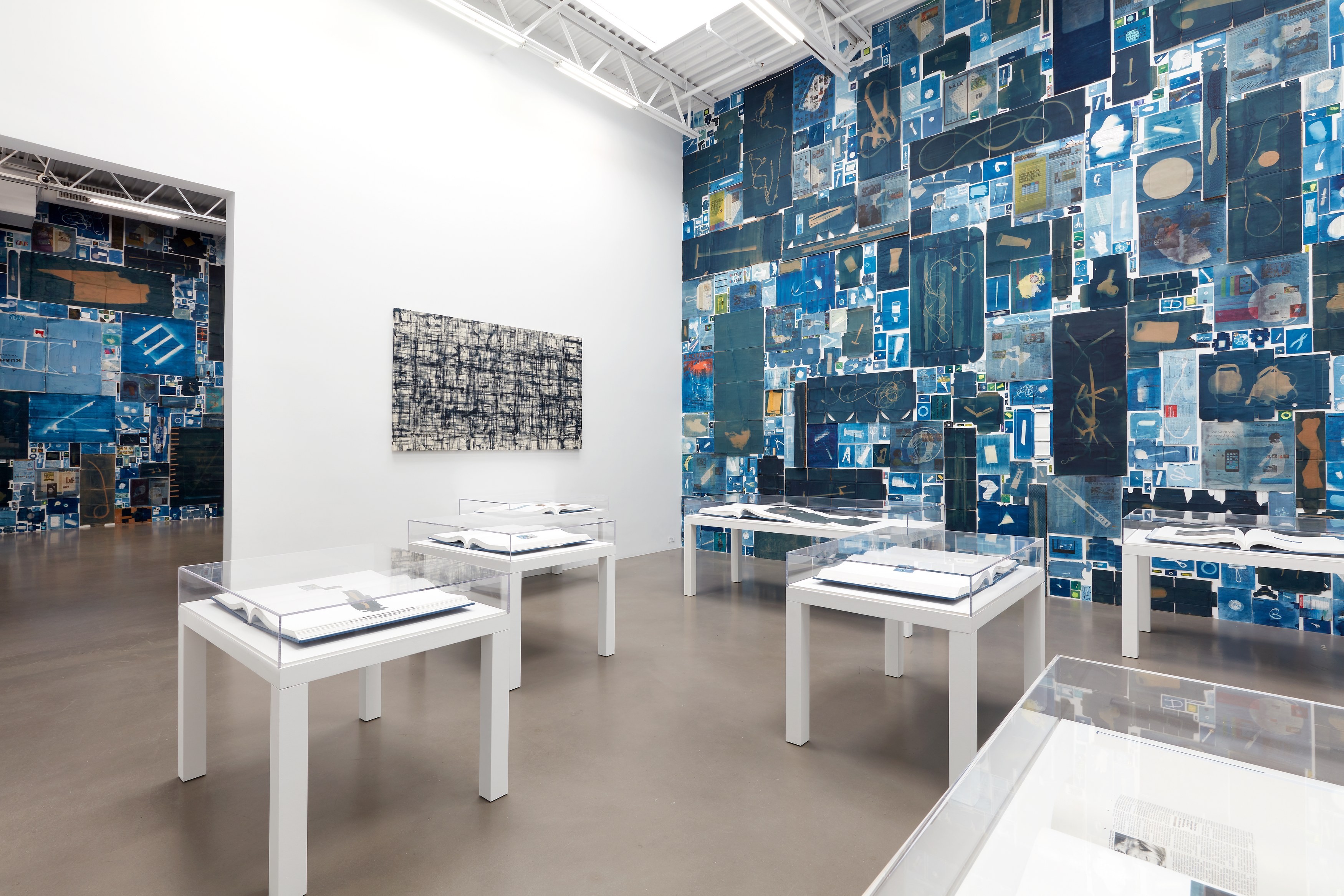 Walead Beshty, Abstract of A Partial Disassembling of an Invention Without a Future: Helter-Skelter and Random Notes in Which the Pulleys and Cogwheels Are Lying Around at Random All Over the Workbench at Petzel, photo 3