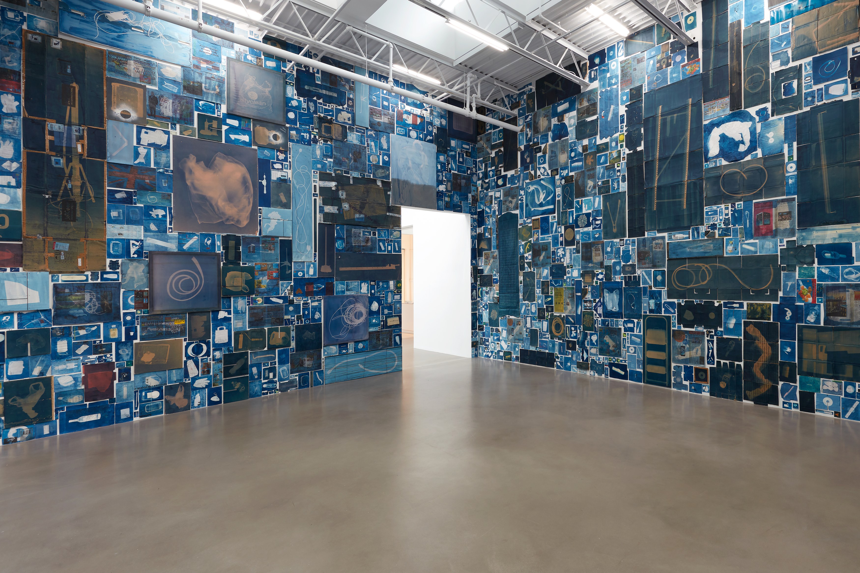 Walead Beshty, Abstract of A Partial Disassembling of an Invention Without a Future: Helter-Skelter and Random Notes in Which the Pulleys and Cogwheels Are Lying Around at Random All Over the Workbench at Petzel, photo 4