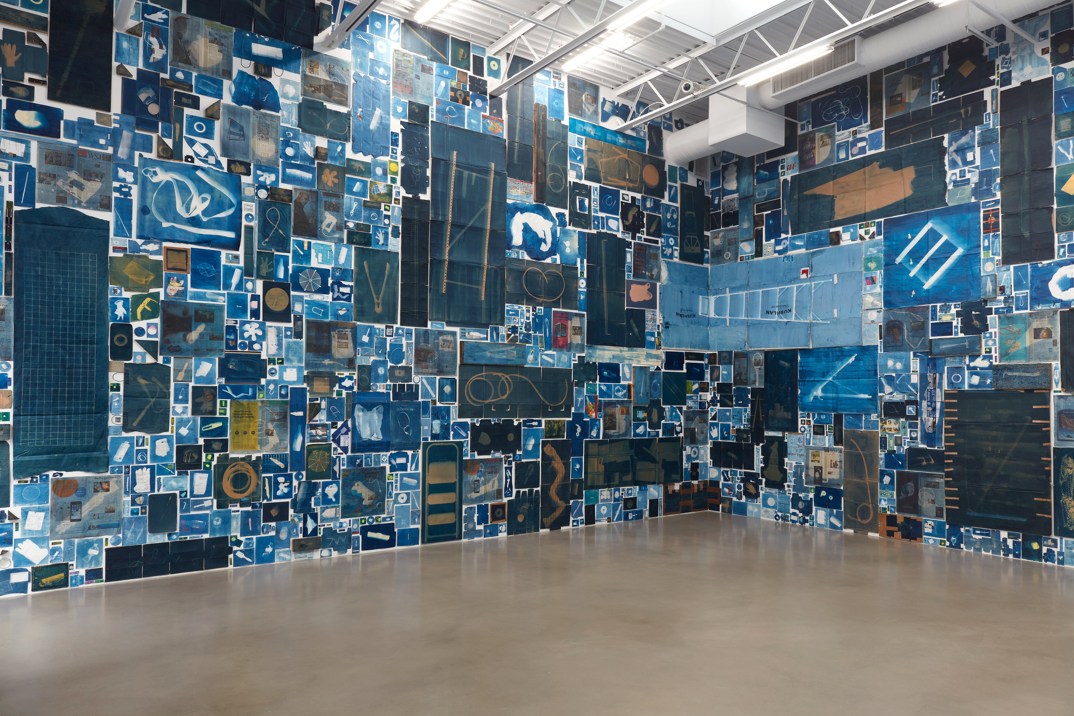 Walead Beshty, Abstract of A Partial Disassembling of an Invention Without a Future: Helter-Skelter and Random Notes in Which the Pulleys and Cogwheels Are Lying Around at Random All Over the Workbench at Petzel, photo 6