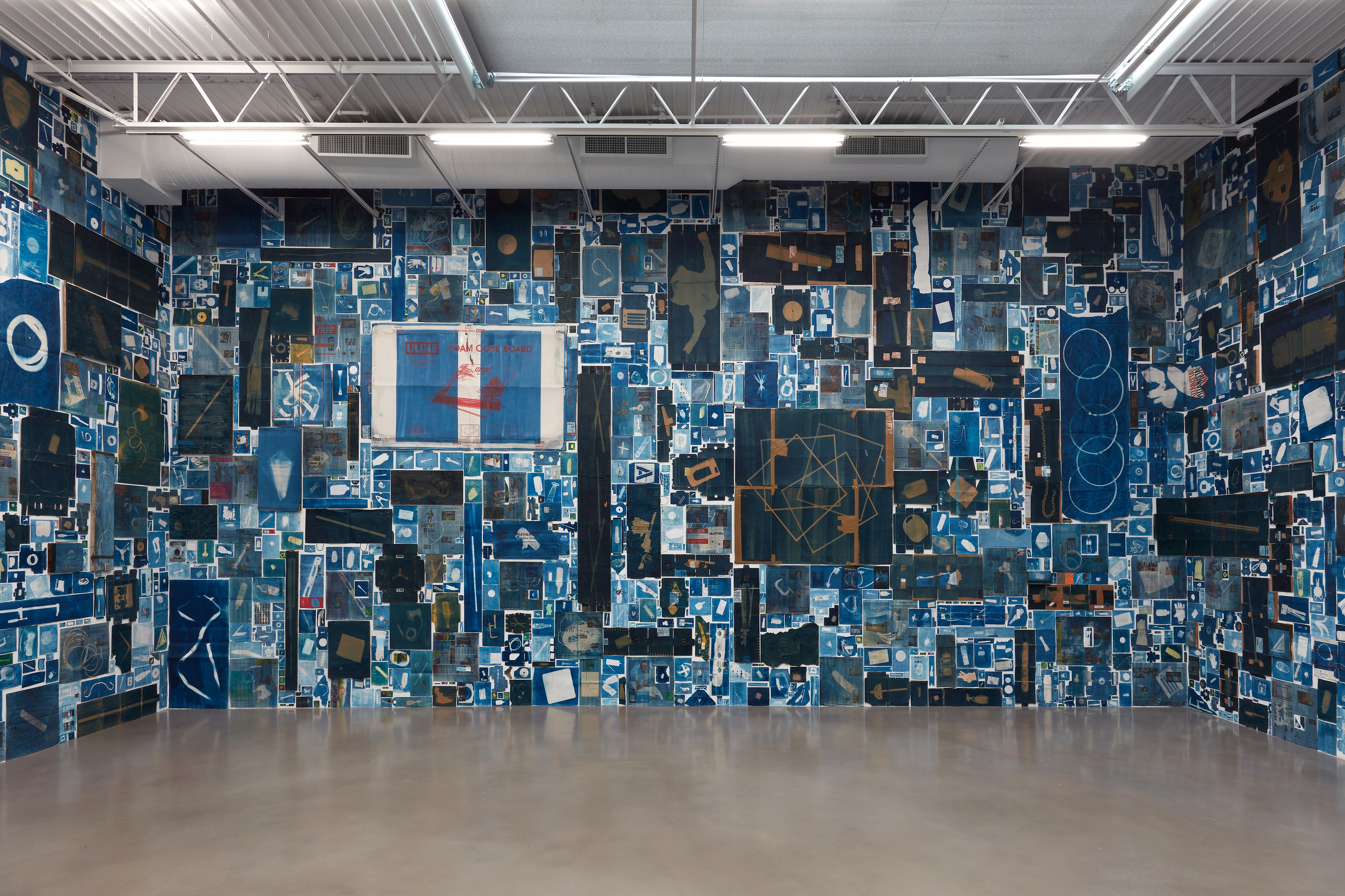Walead Beshty, Abstract of A Partial Disassembling of an Invention Without a Future: Helter-Skelter and Random Notes in Which the Pulleys and Cogwheels Are Lying Around at Random All Over the Workbench at Petzel, photo 11