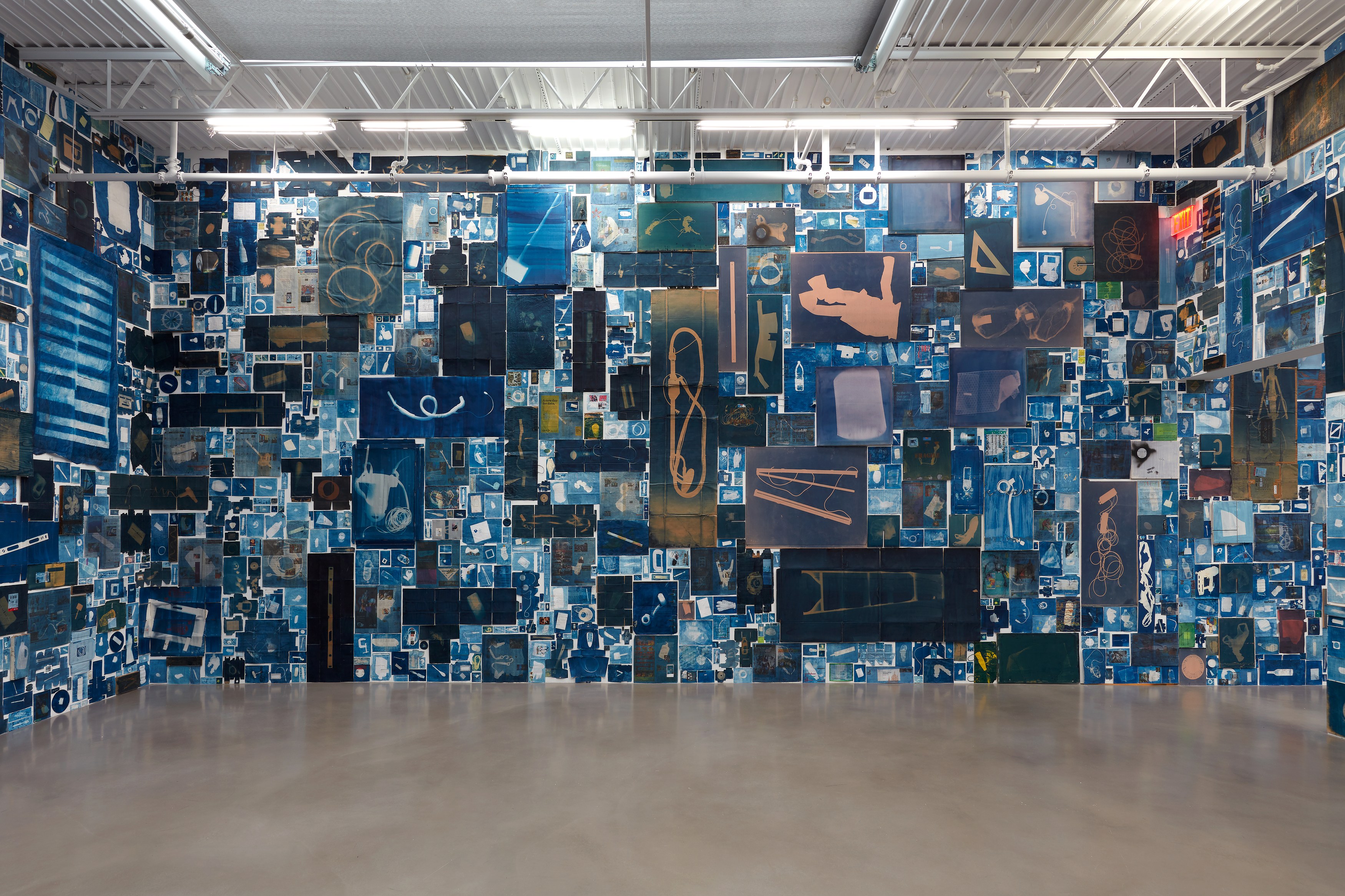 Walead Beshty, Abstract of A Partial Disassembling of an Invention Without a Future: Helter-Skelter and Random Notes in Which the Pulleys and Cogwheels Are Lying Around at Random All Over the Workbench at Petzel, photo 15