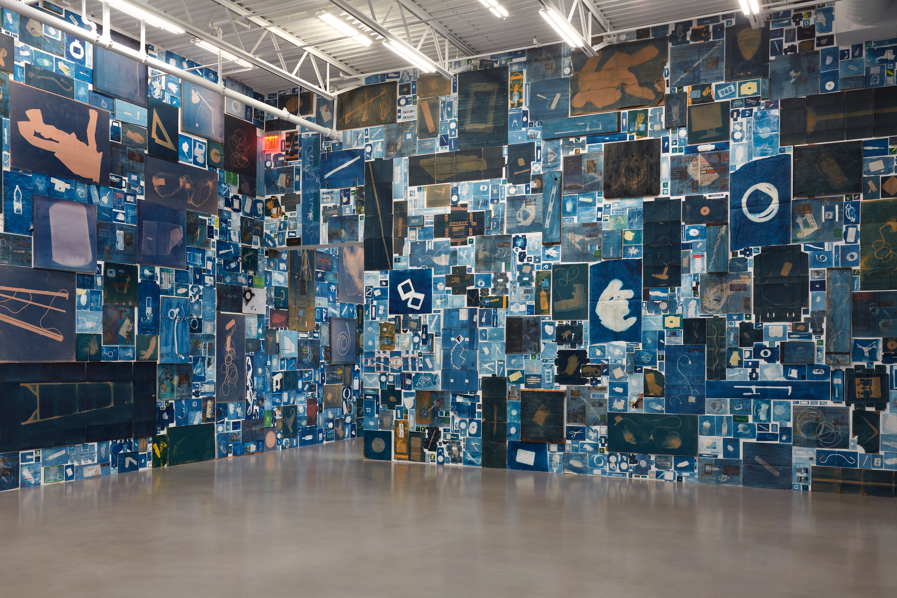 Walead Beshty, Abstract of A Partial Disassembling of an Invention Without a Future: Helter-Skelter and Random Notes in Which the Pulleys and Cogwheels Are Lying Around at Random All Over the Workbench at Petzel, photo 16