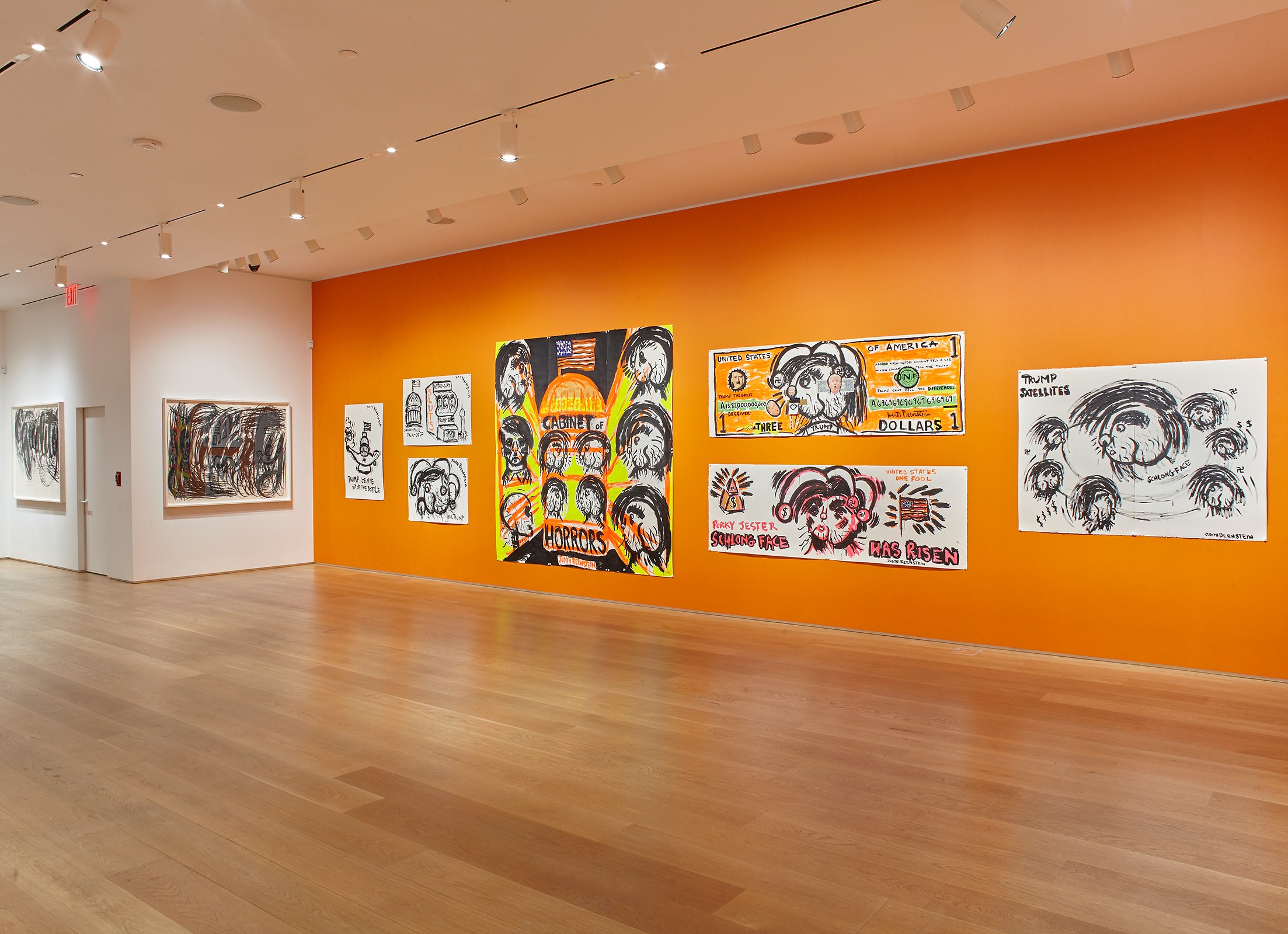 Judith Bernstein, Judith Bernstein: Cabinet of Horrors at The Drawing Center, photo 4