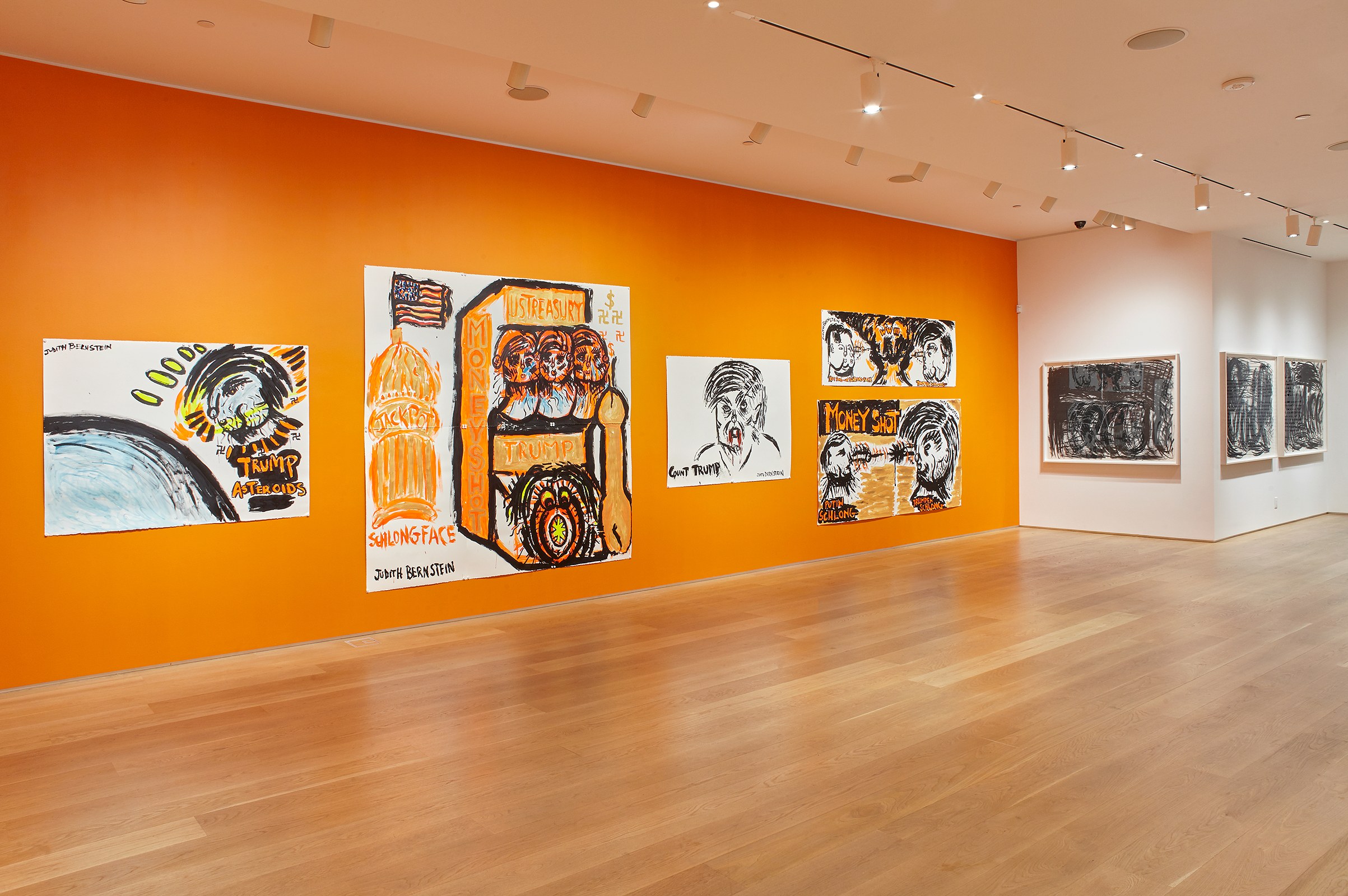 Judith Bernstein, Judith Bernstein: Cabinet of Horrors at The Drawing Center, photo 3