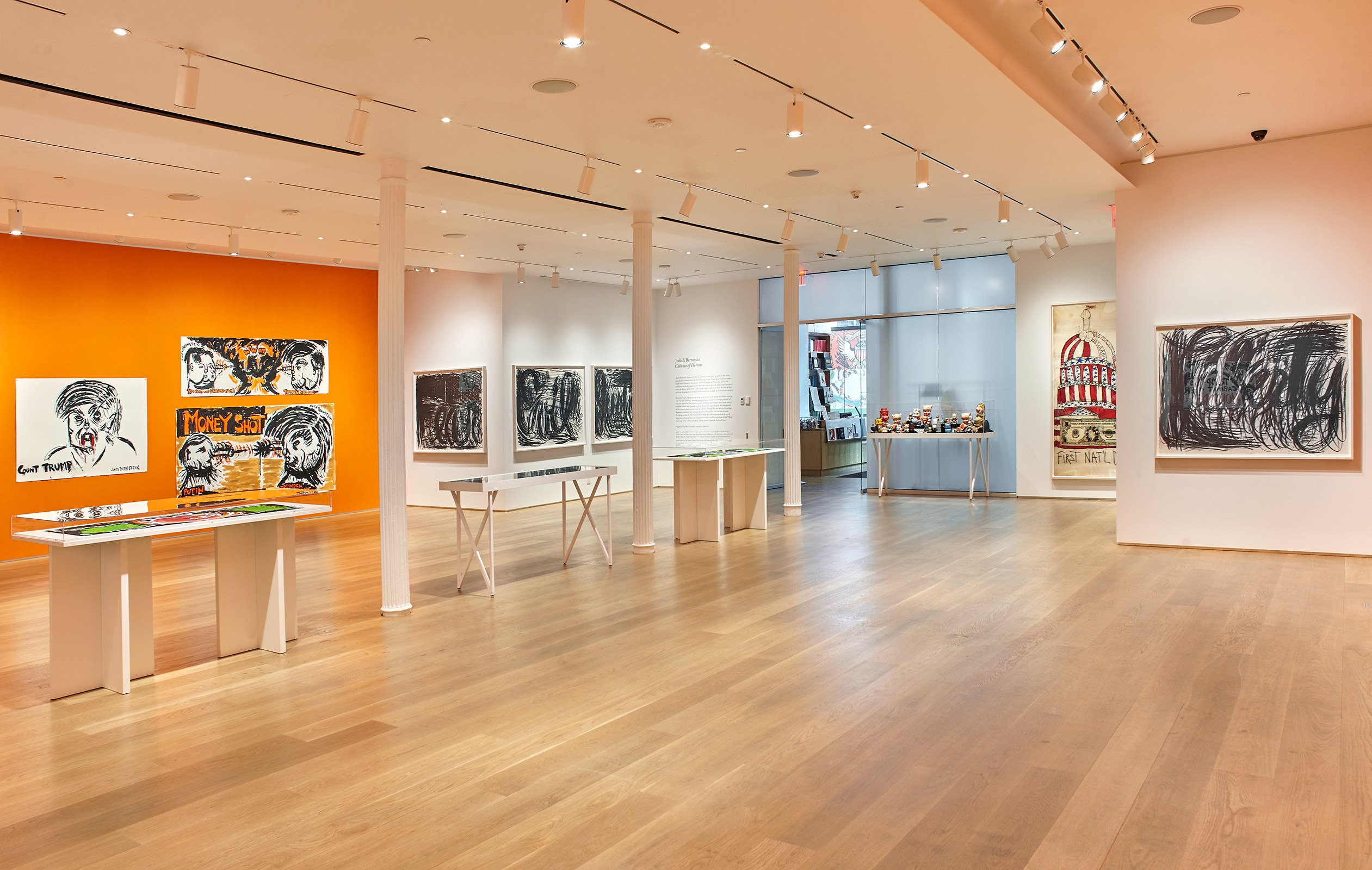 Judith Bernstein, Judith Bernstein: Cabinet of Horrors at The Drawing Center, photo 2