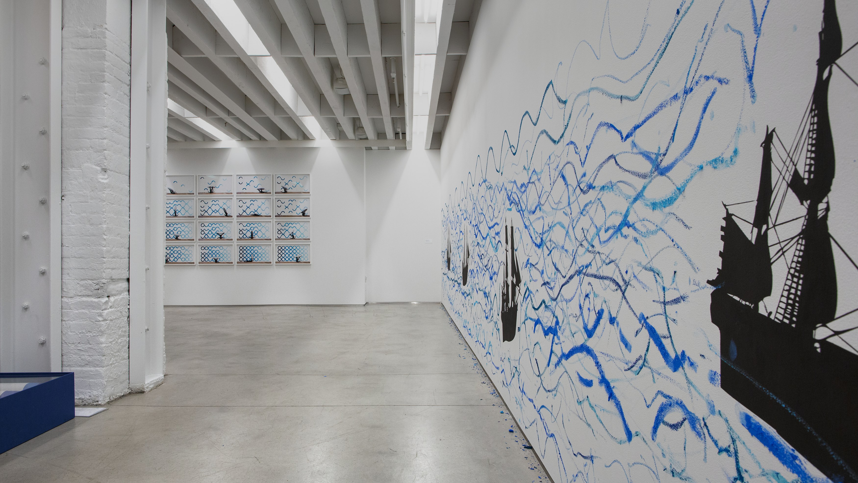 Robin Rhode, Robin Rhode: Drawing Waves at The Drawing Center, photo 3