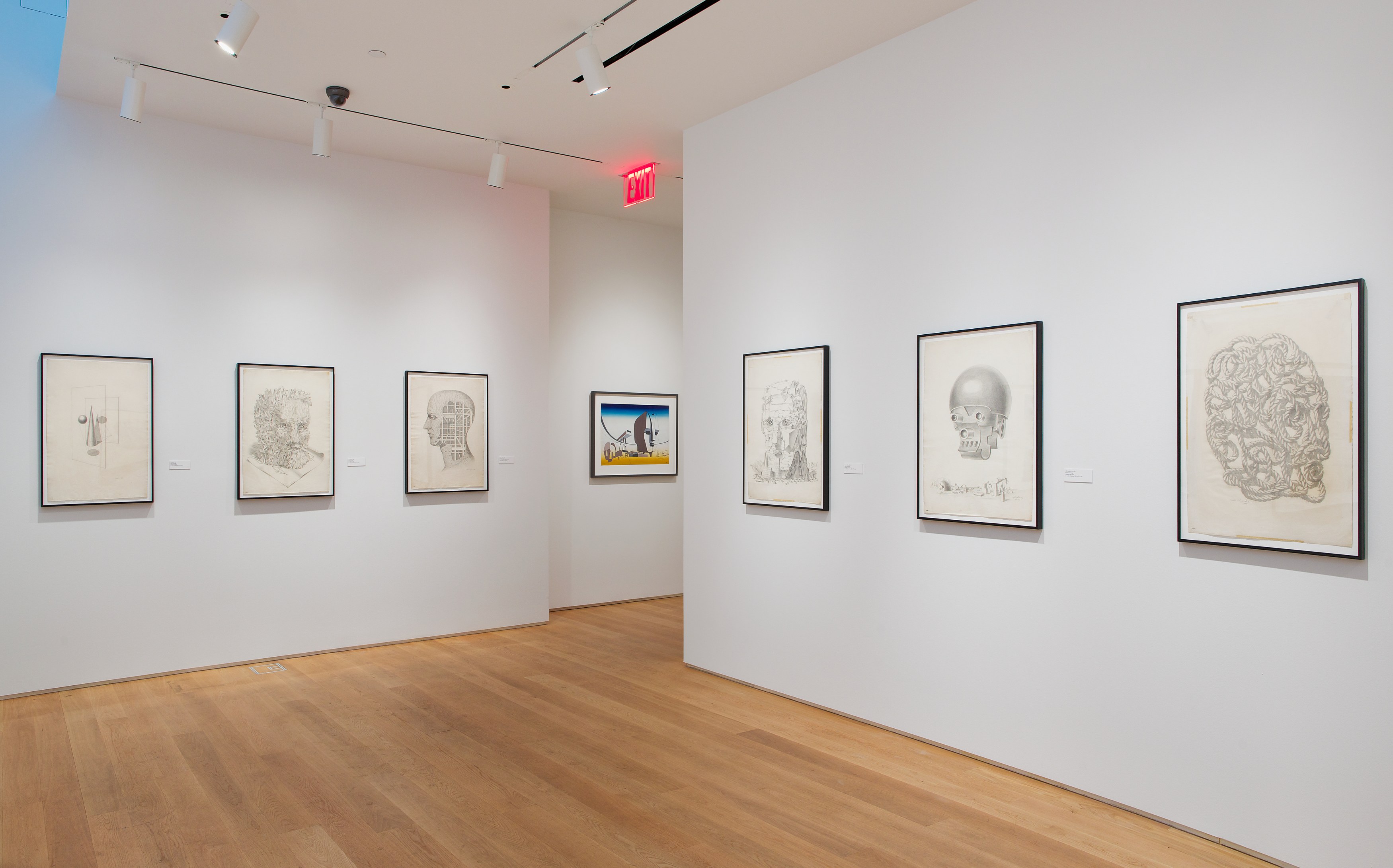 Xanti Schawinsky, Xanti Schawinsky: Head Drawings and Faces of War at The Drawing Center, photo 2