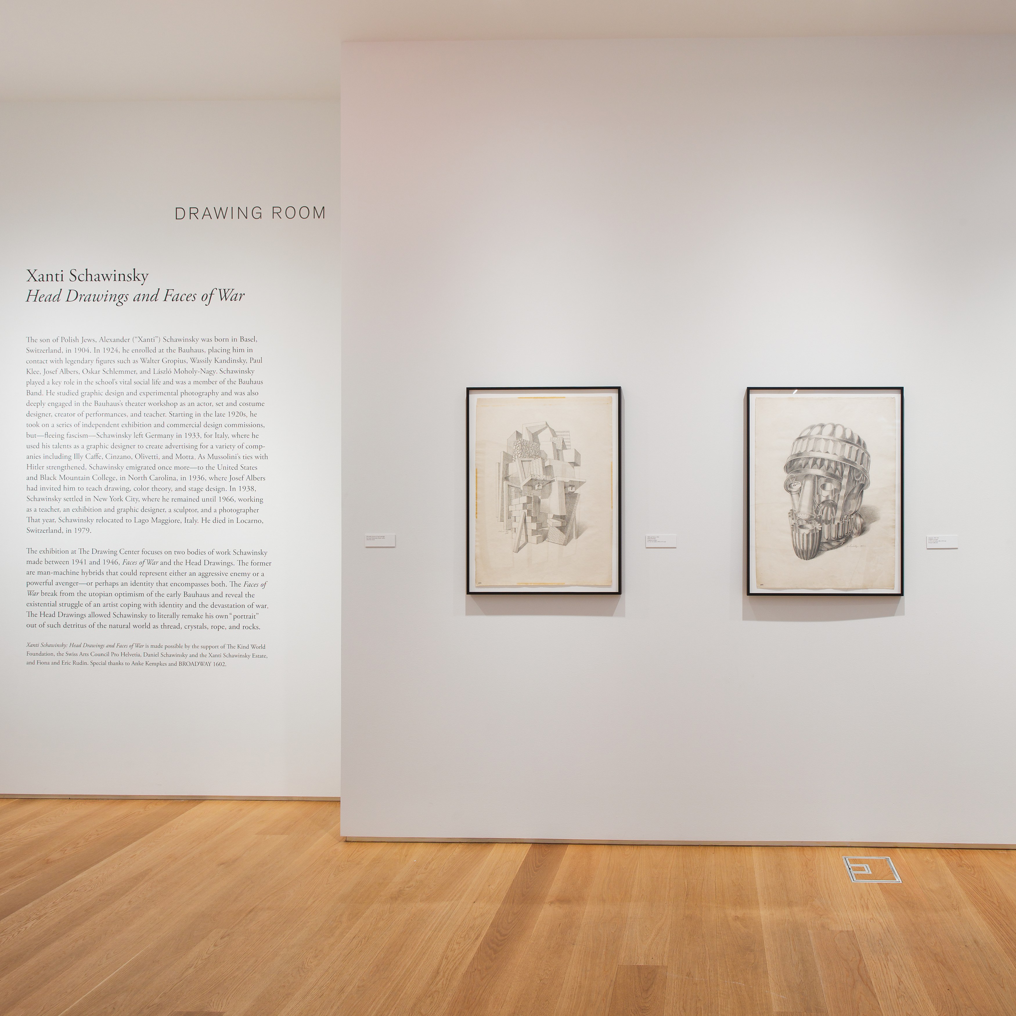 Xanti Schawinsky, Xanti Schawinsky: Head Drawings and Faces of War at The Drawing Center, photo 4