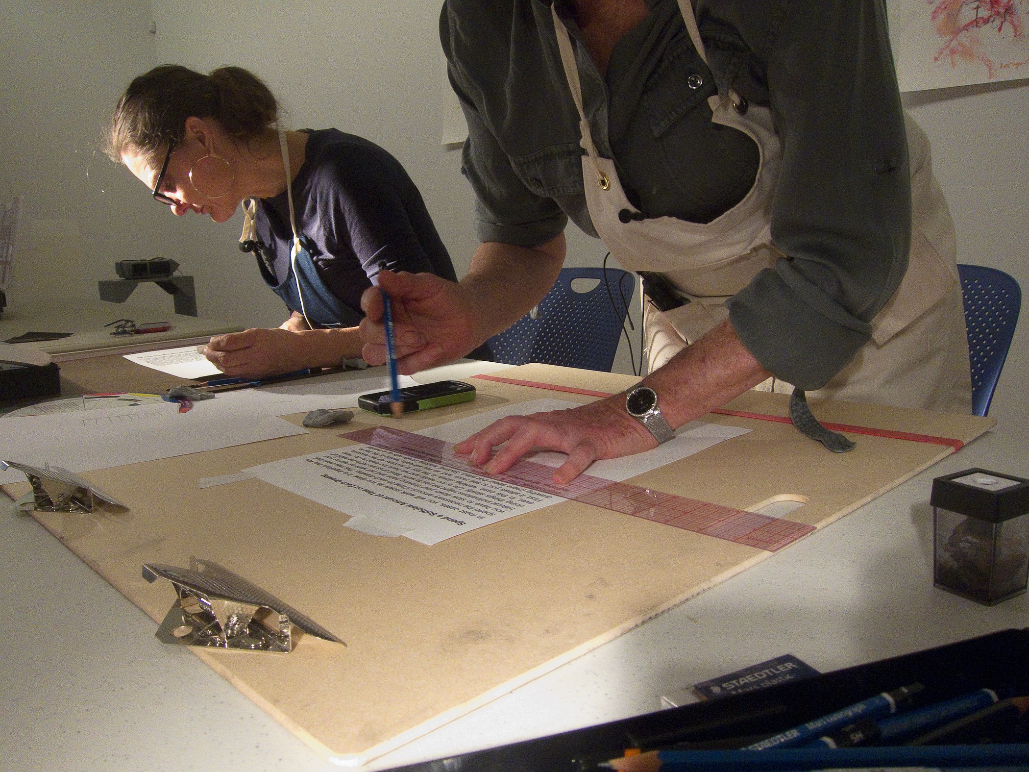Andrea Bowers, Suzanne Lacy, Andrea Bowers and Suzanne Lacy: Drawing Lessons at The Drawing Center, photo 3