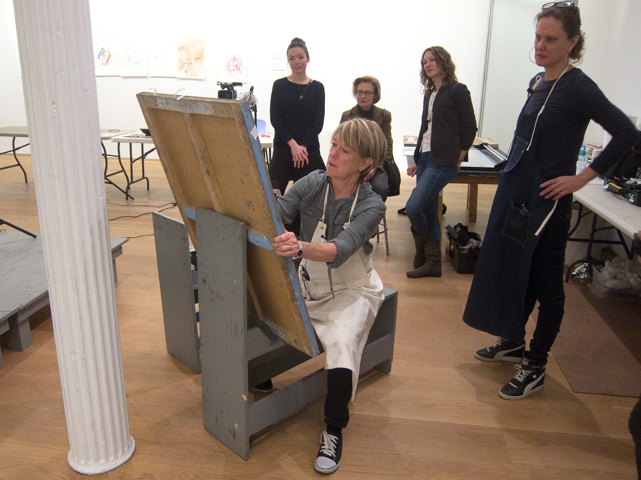 Andrea Bowers, Suzanne Lacy, Andrea Bowers and Suzanne Lacy: Drawing Lessons at The Drawing Center, photo 11