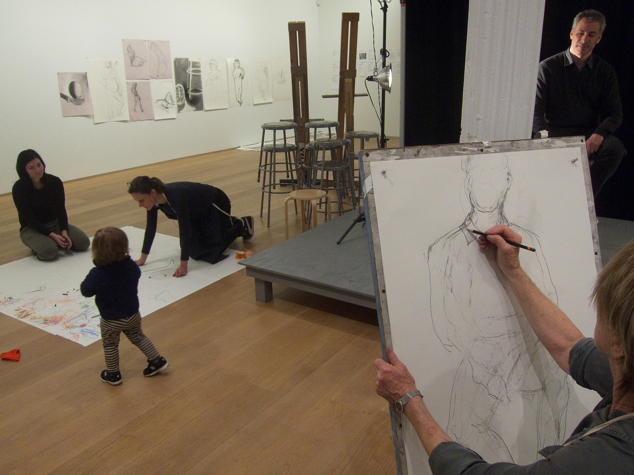Andrea Bowers, Suzanne Lacy, Andrea Bowers and Suzanne Lacy: Drawing Lessons at The Drawing Center, photo 13