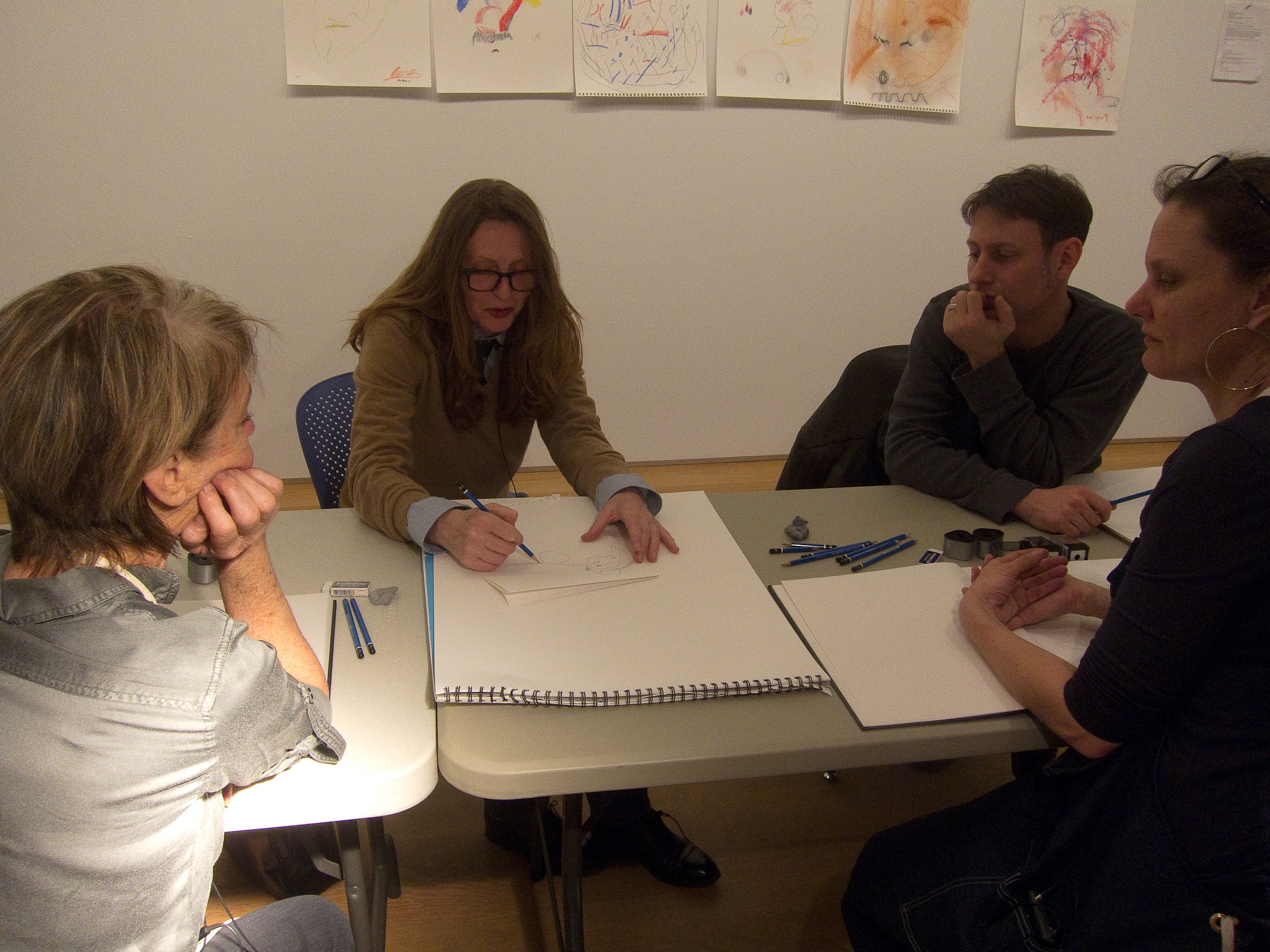 Andrea Bowers, Suzanne Lacy, Andrea Bowers and Suzanne Lacy: Drawing Lessons at The Drawing Center, photo 17